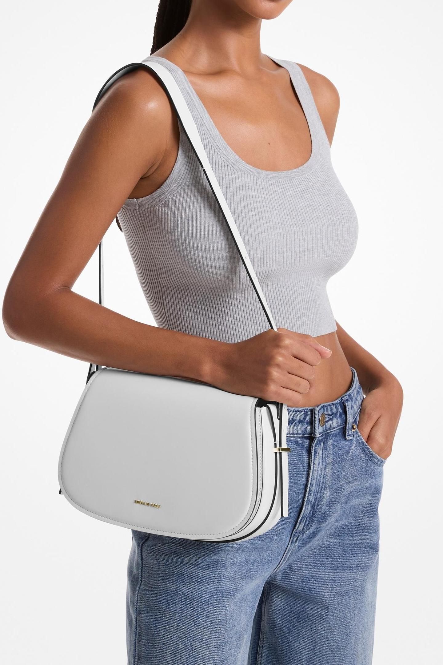 MEDIUM FLAP MESSENGER OPTIC WHITE 2