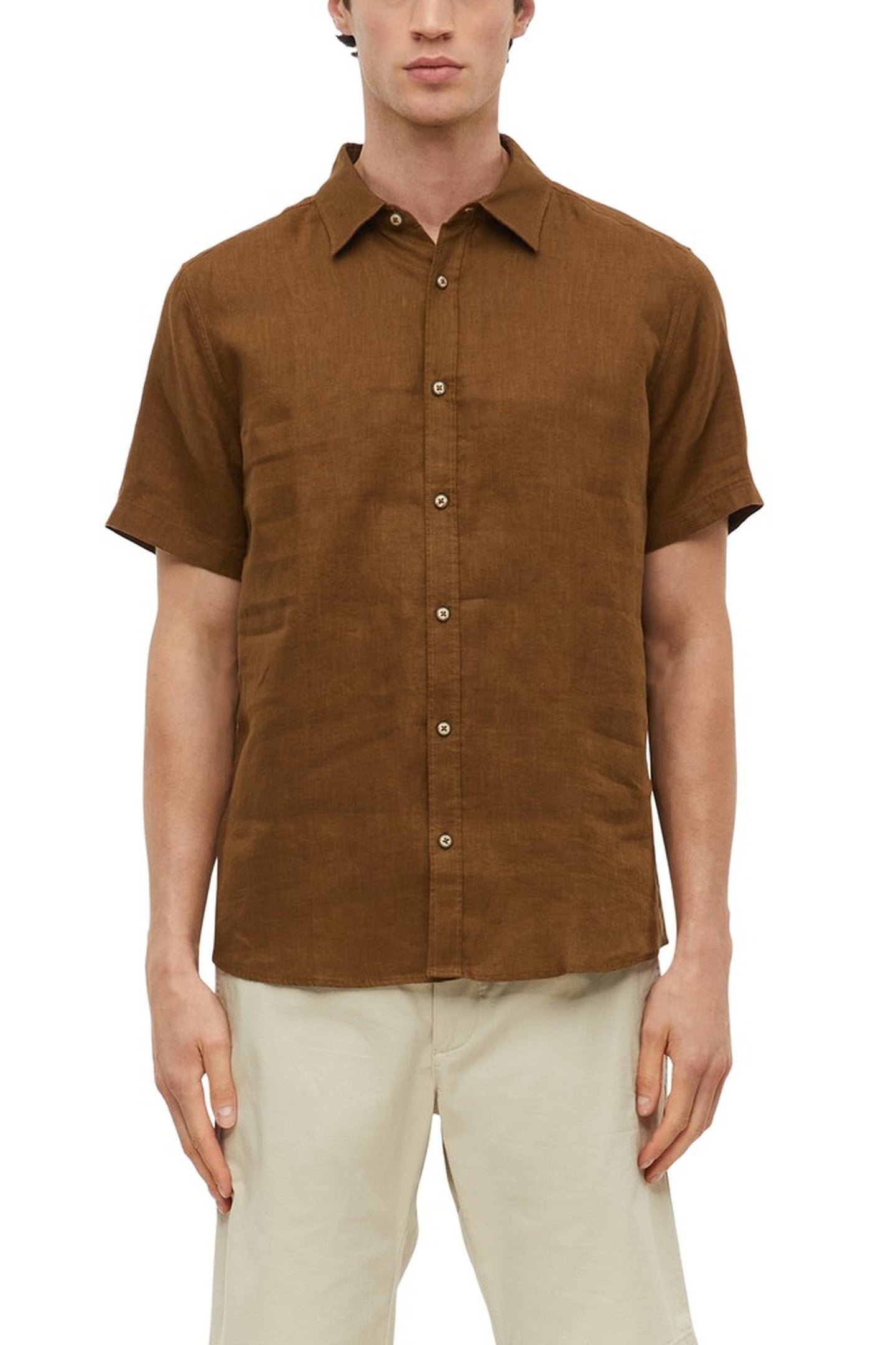 S.OLIVER SHIRTS BROWN 1
