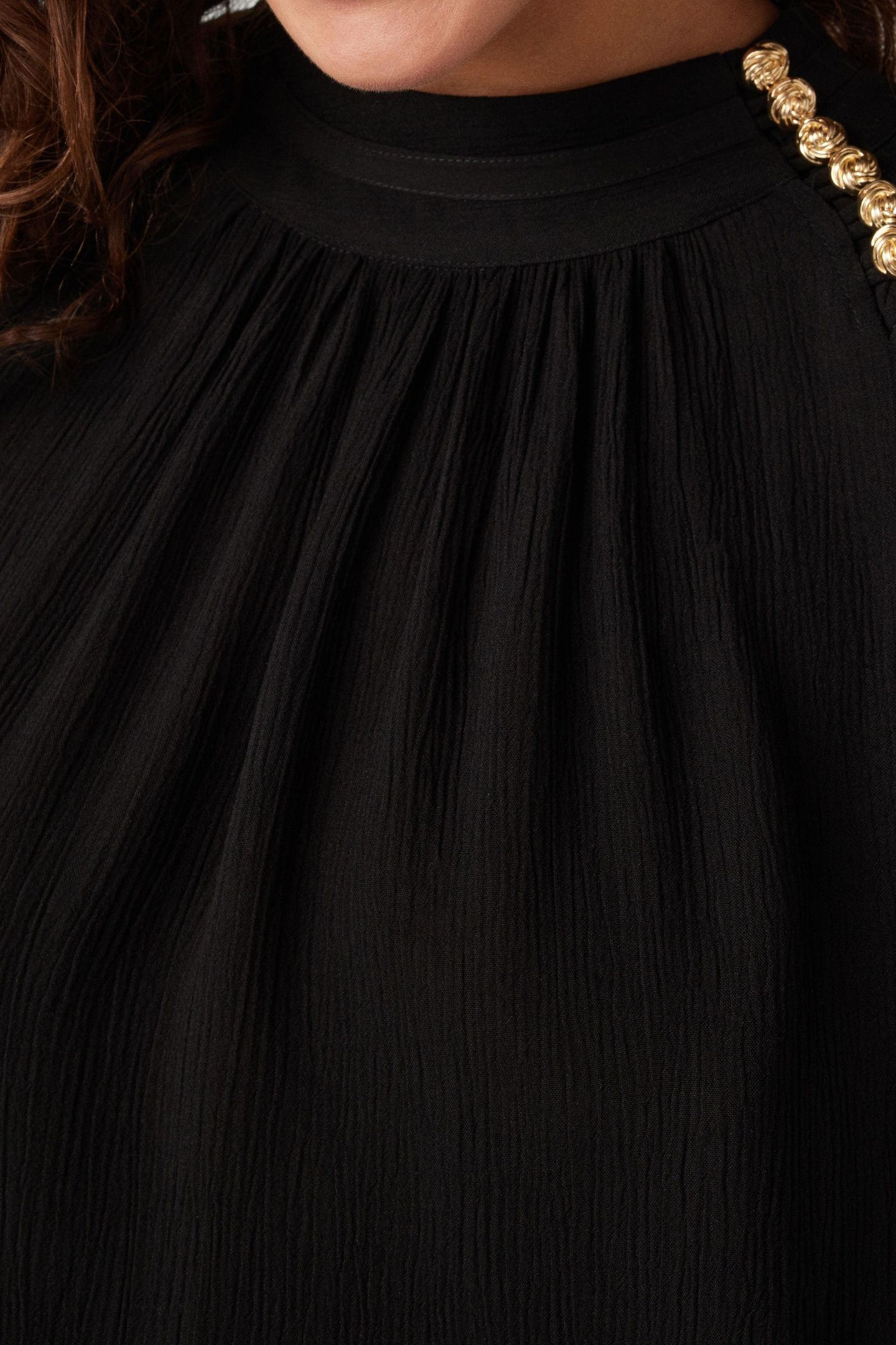 LONG SLEEVES BLOUSE BLACK 4