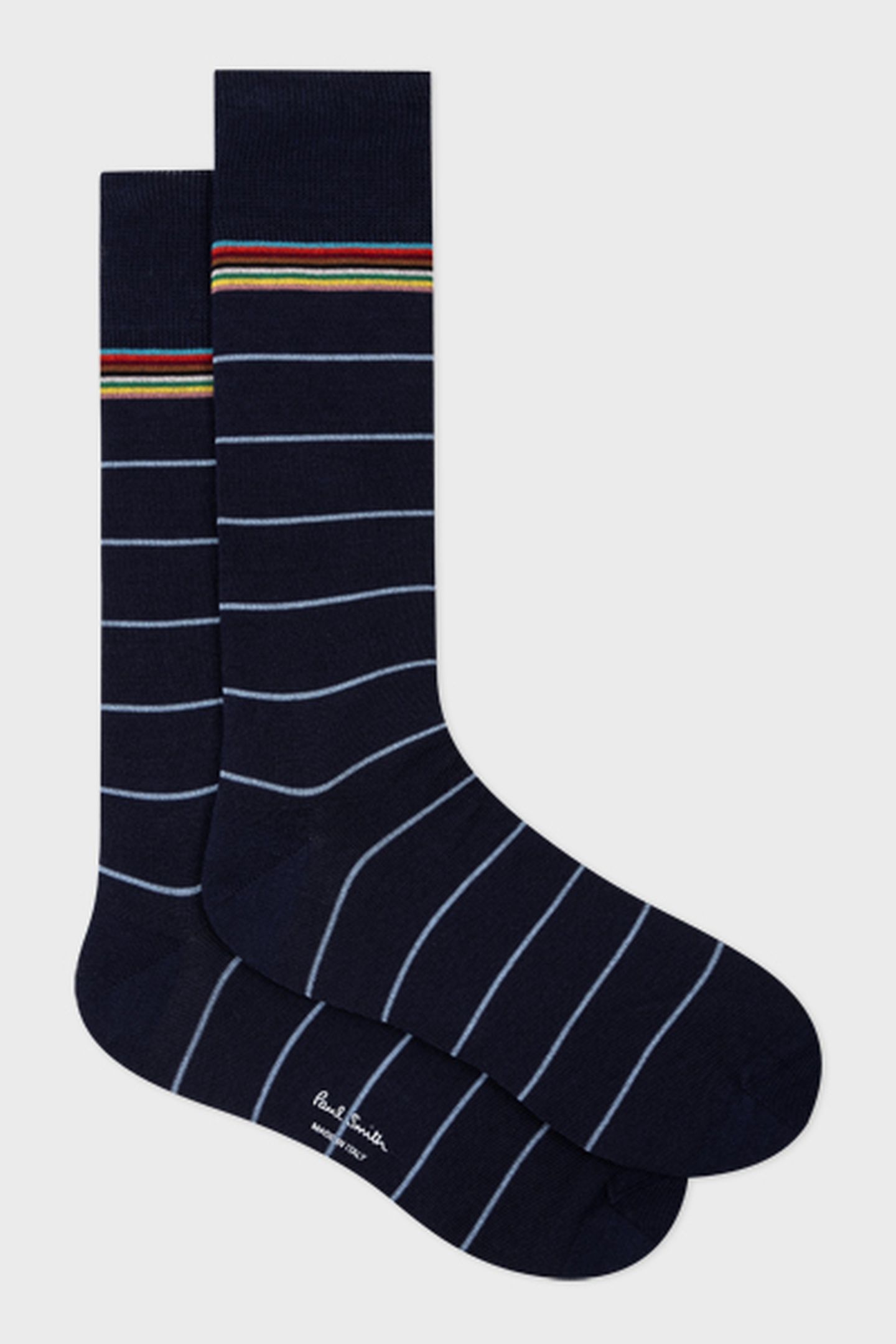 MEN SOCK HAIDER PINSTRP AW24 NAVY 3