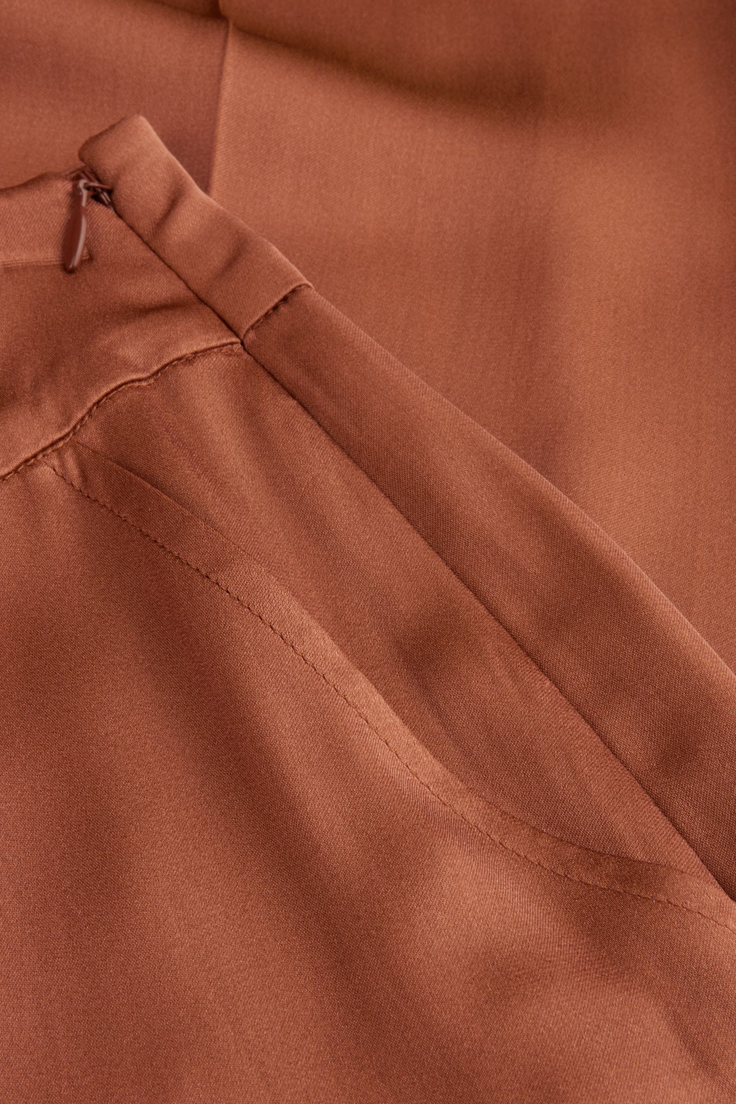EVE PANTS, WIDE LEG LIGHT BROWN 3