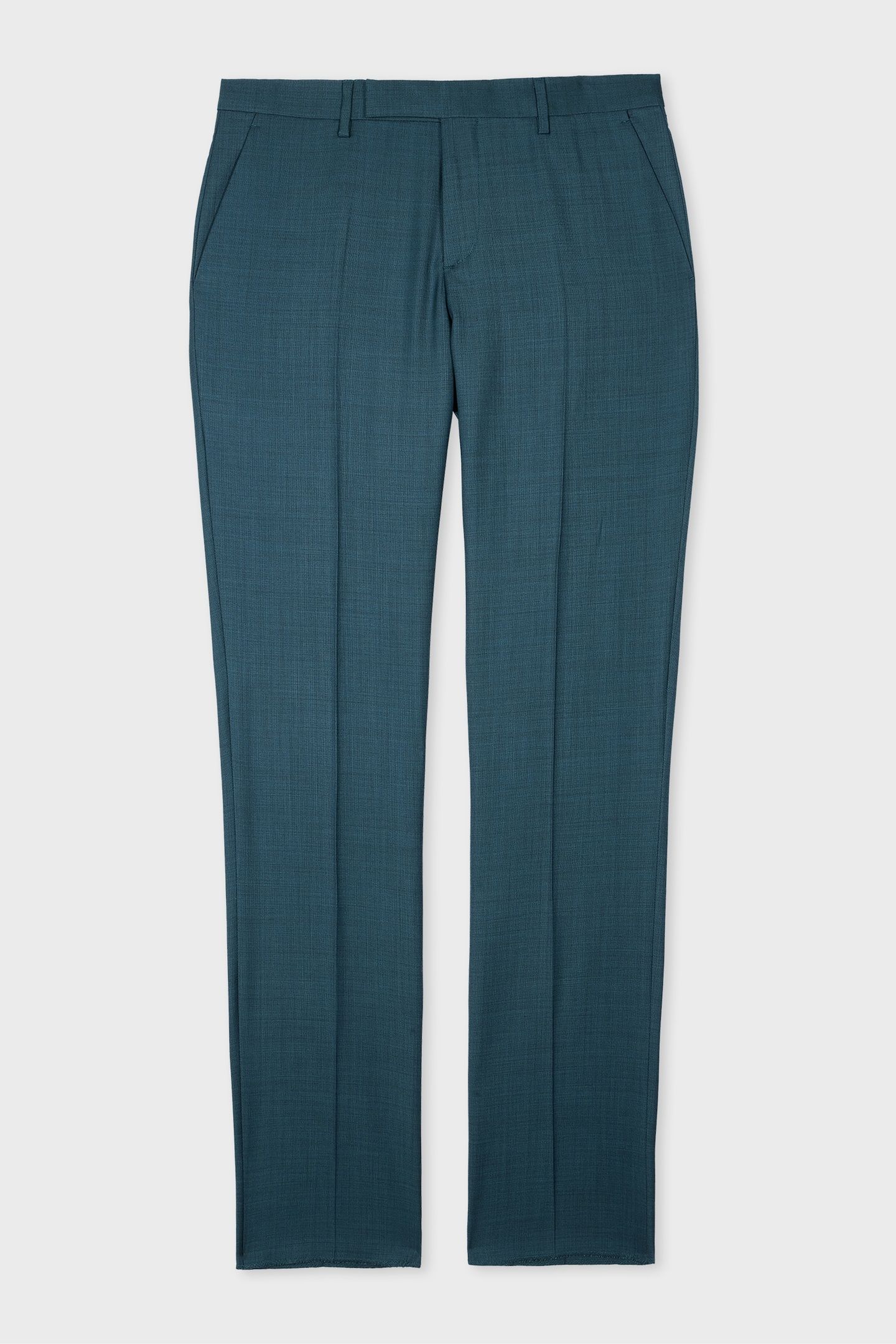 MENS TAILORED FIT 2 BUTTON SUIT PETROL BLUE 2