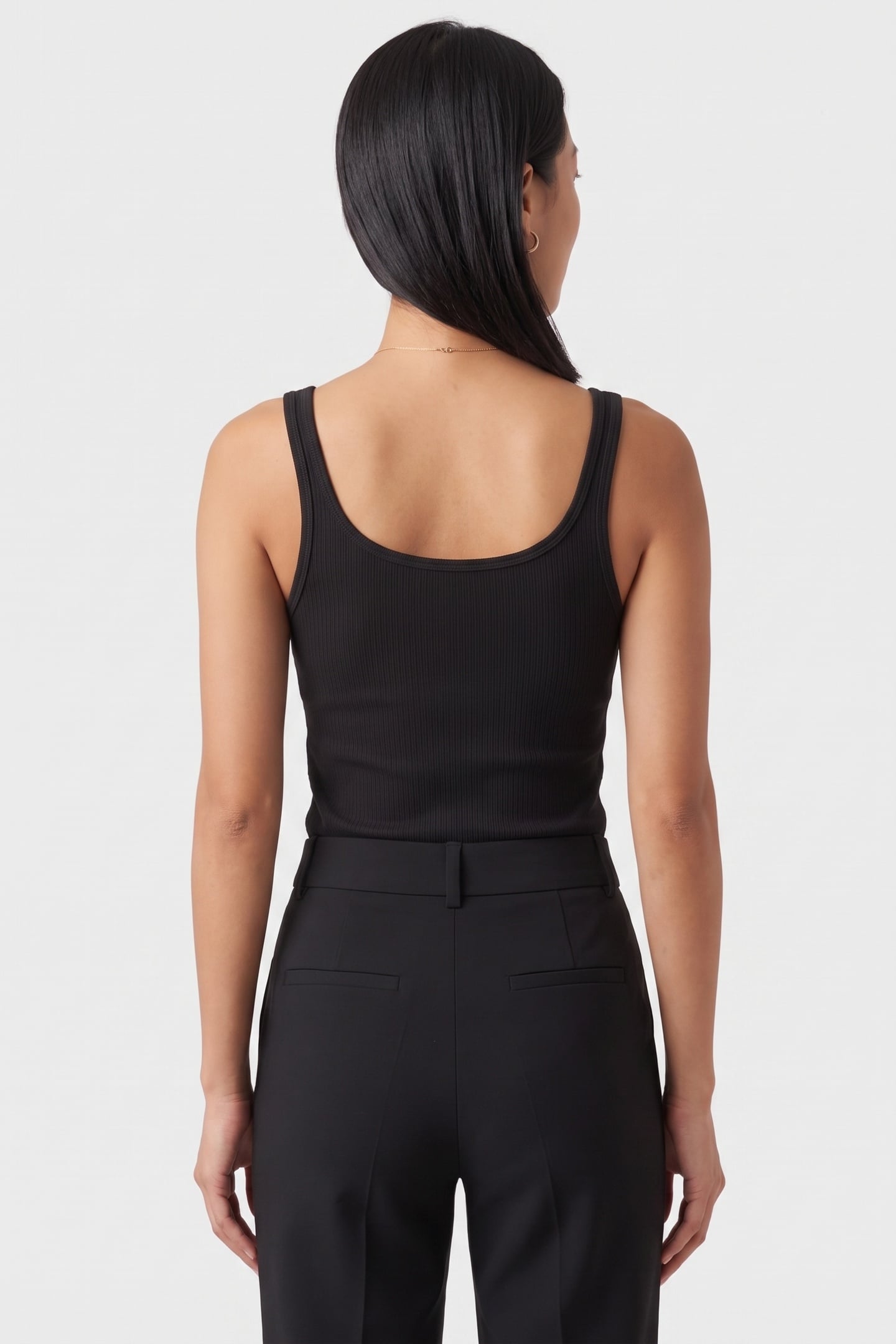 INGE CO RIB TANK BLACK 2