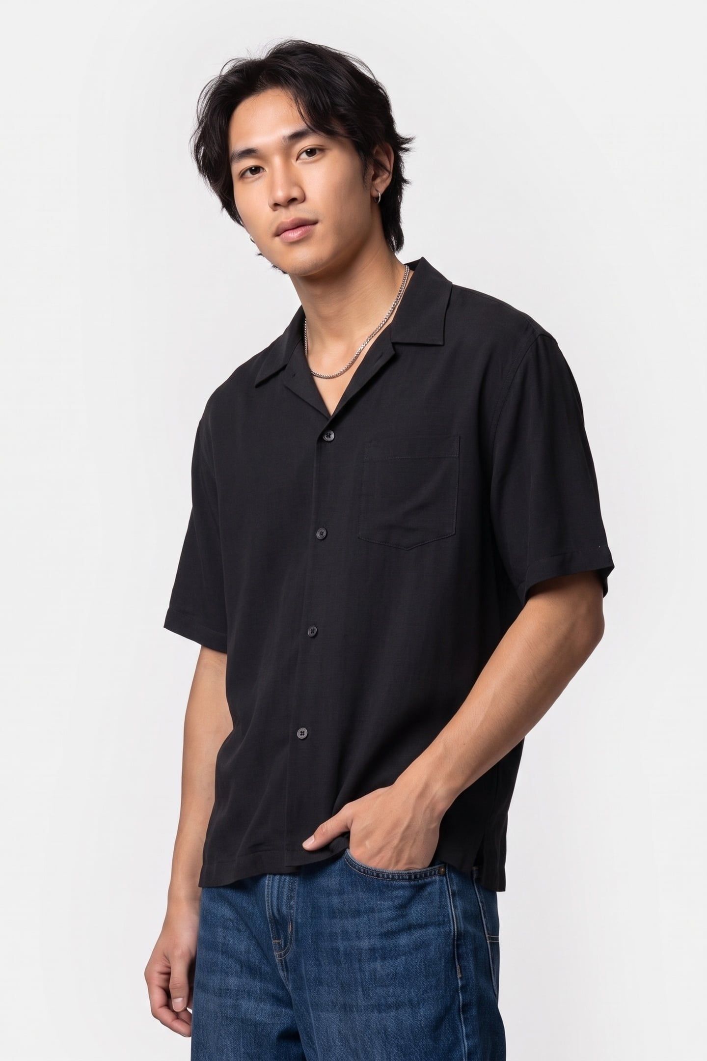 SYON SS SHIRT BLACK 1