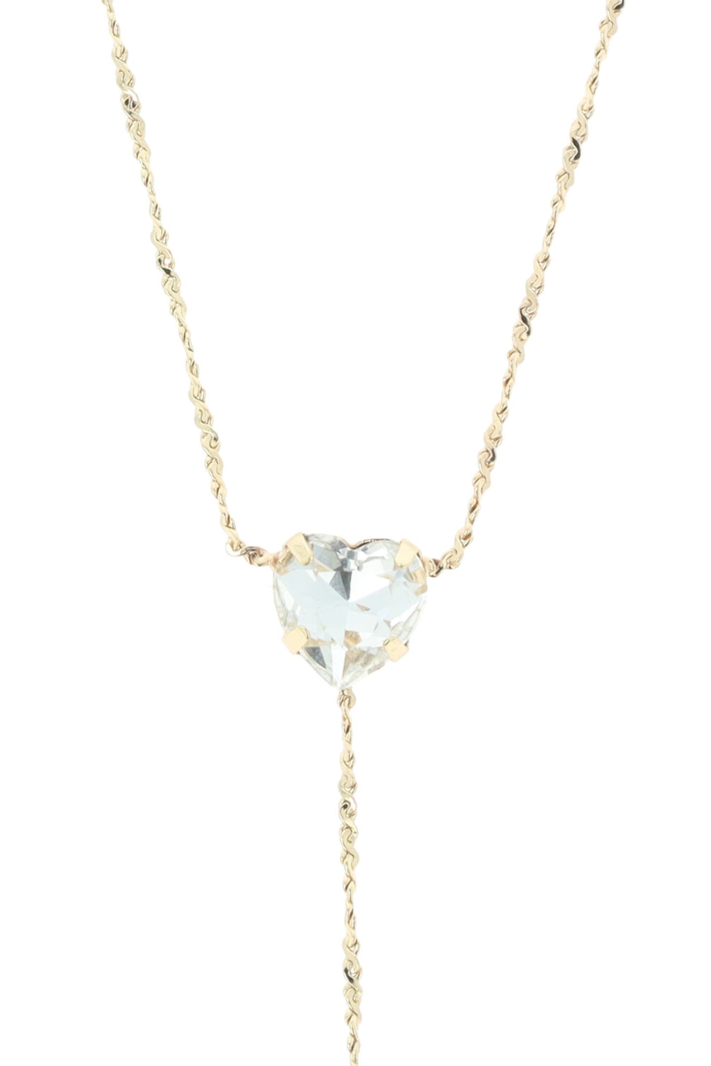 GOLDEN ANKLE CHAIN WITH CRYSTALS CRYSTAL 2