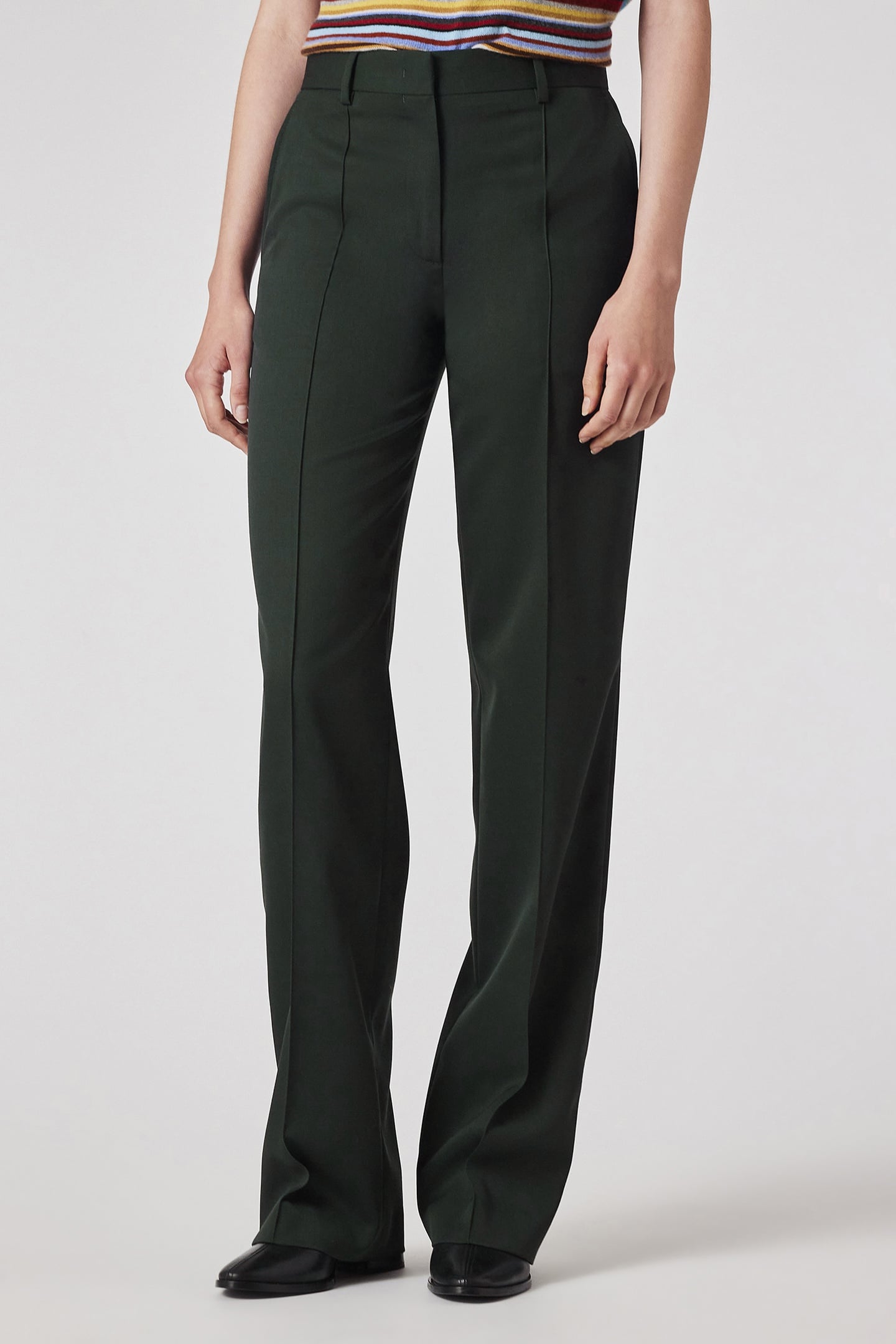 WOMENS TROUSERS PETROL GREEN 2