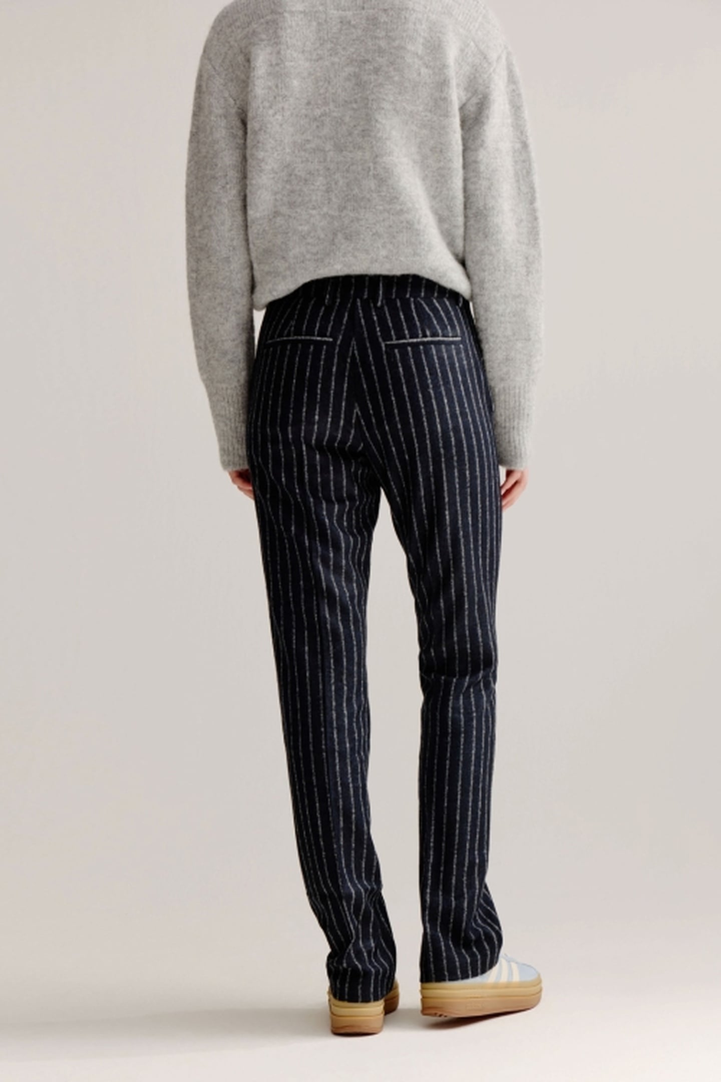 ABRAHAM PANTS NAVY STRIPE 3