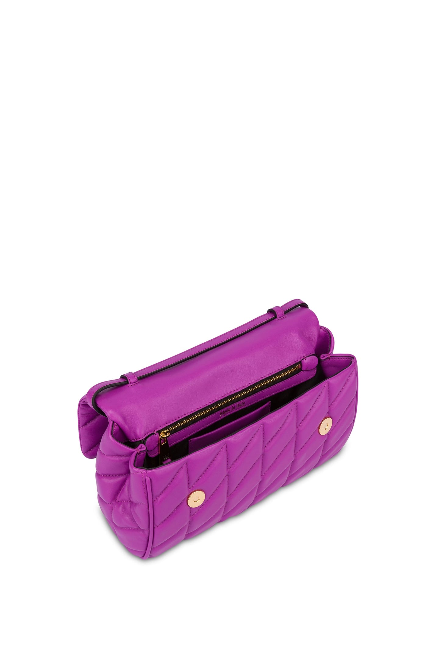 DOUBLE SMILEY® QUILTED SHOULDER BAG PURPLE 3