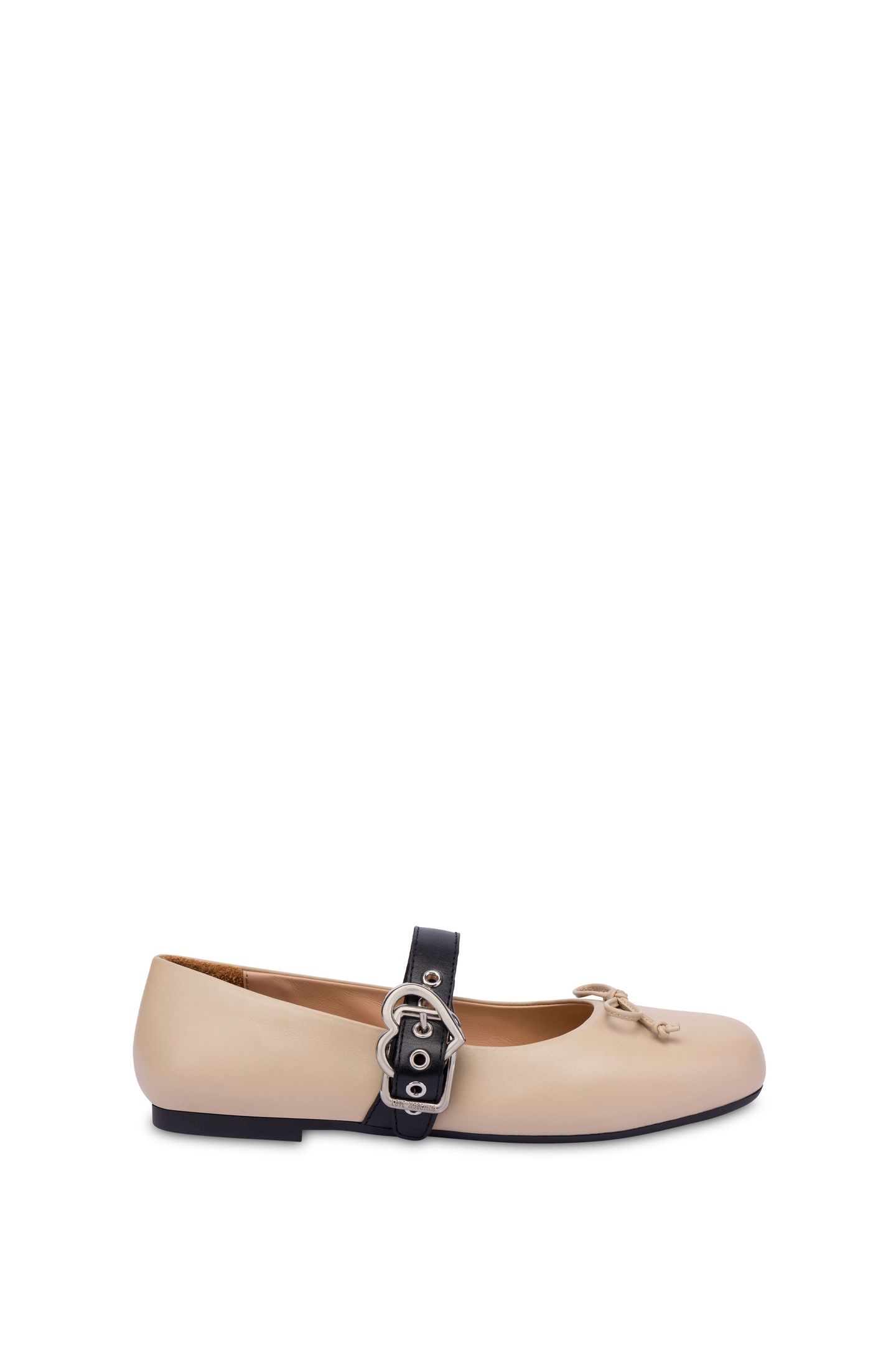 NAPPA LEATHER BALLET FLATS BEIGE 1