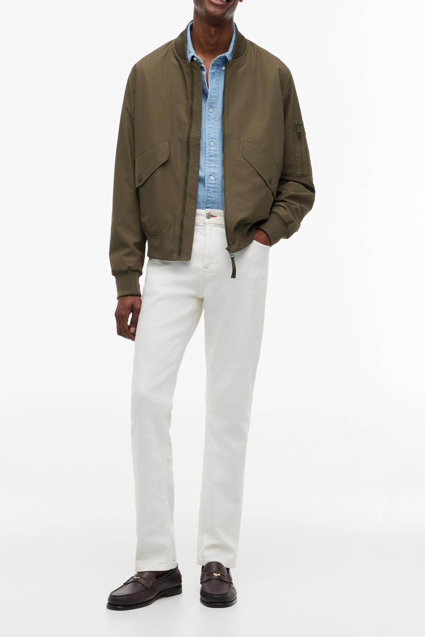 PACKABLE BOMBER PLATINUM OLIVE 2