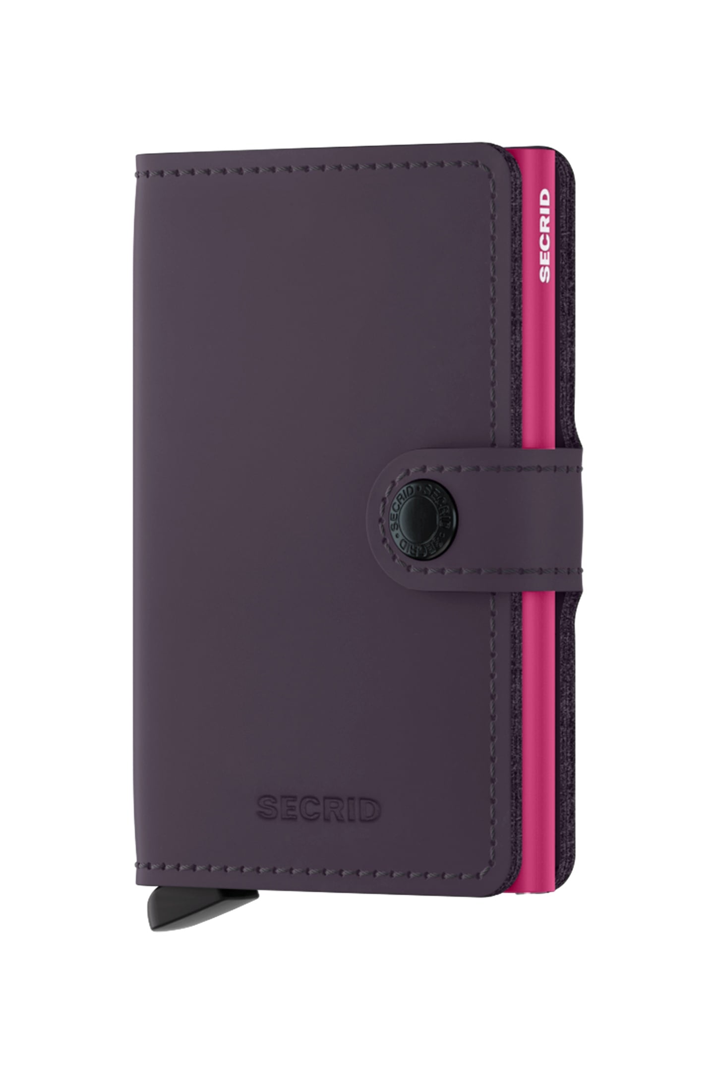 UNISEX MINIWALLET MATTE DARK PURPLE-FUCHSIA 1