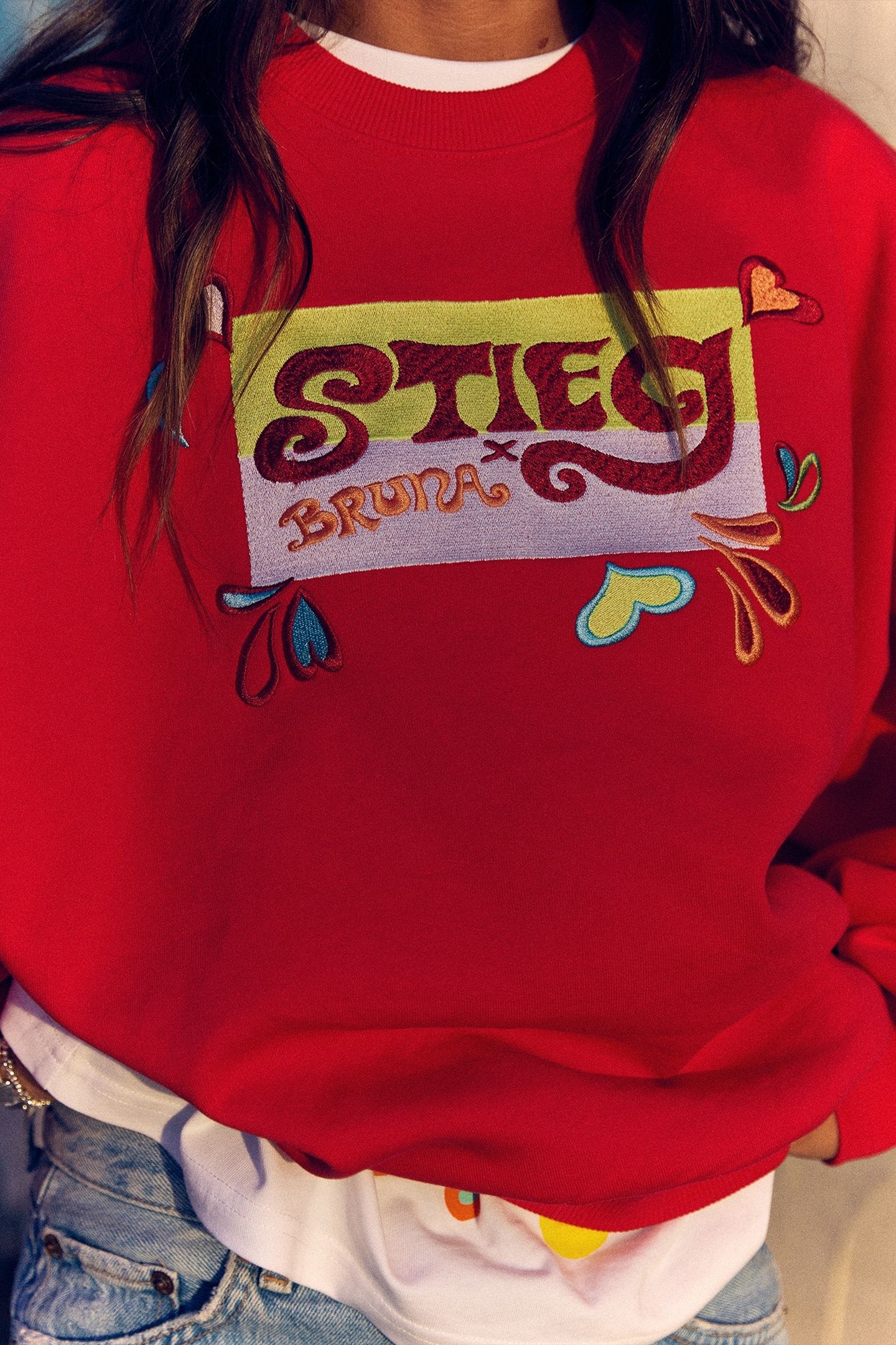 BEIRUT OVERSIZED SWEATER RED 4