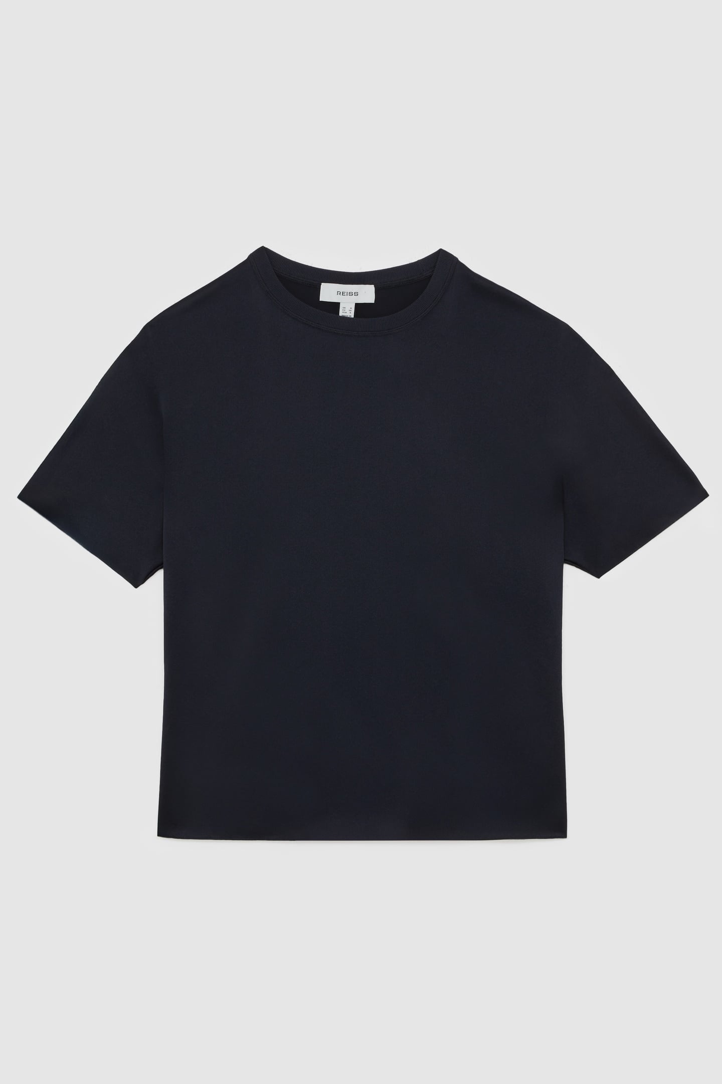 SILK SHORTSLEEVE TOP NAVY 5