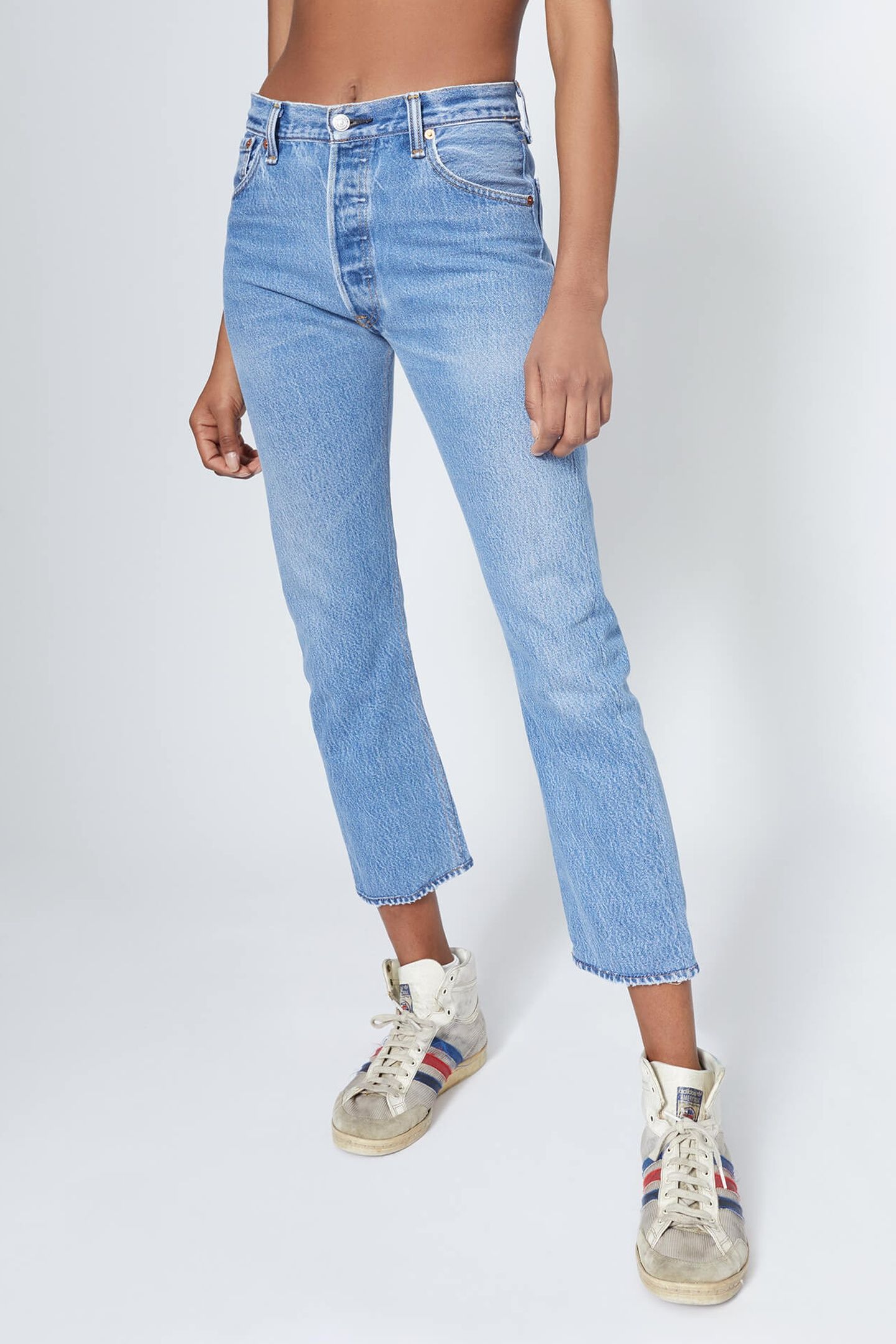 HIGH RISE CROP 26 INSEAM INDIGO 1