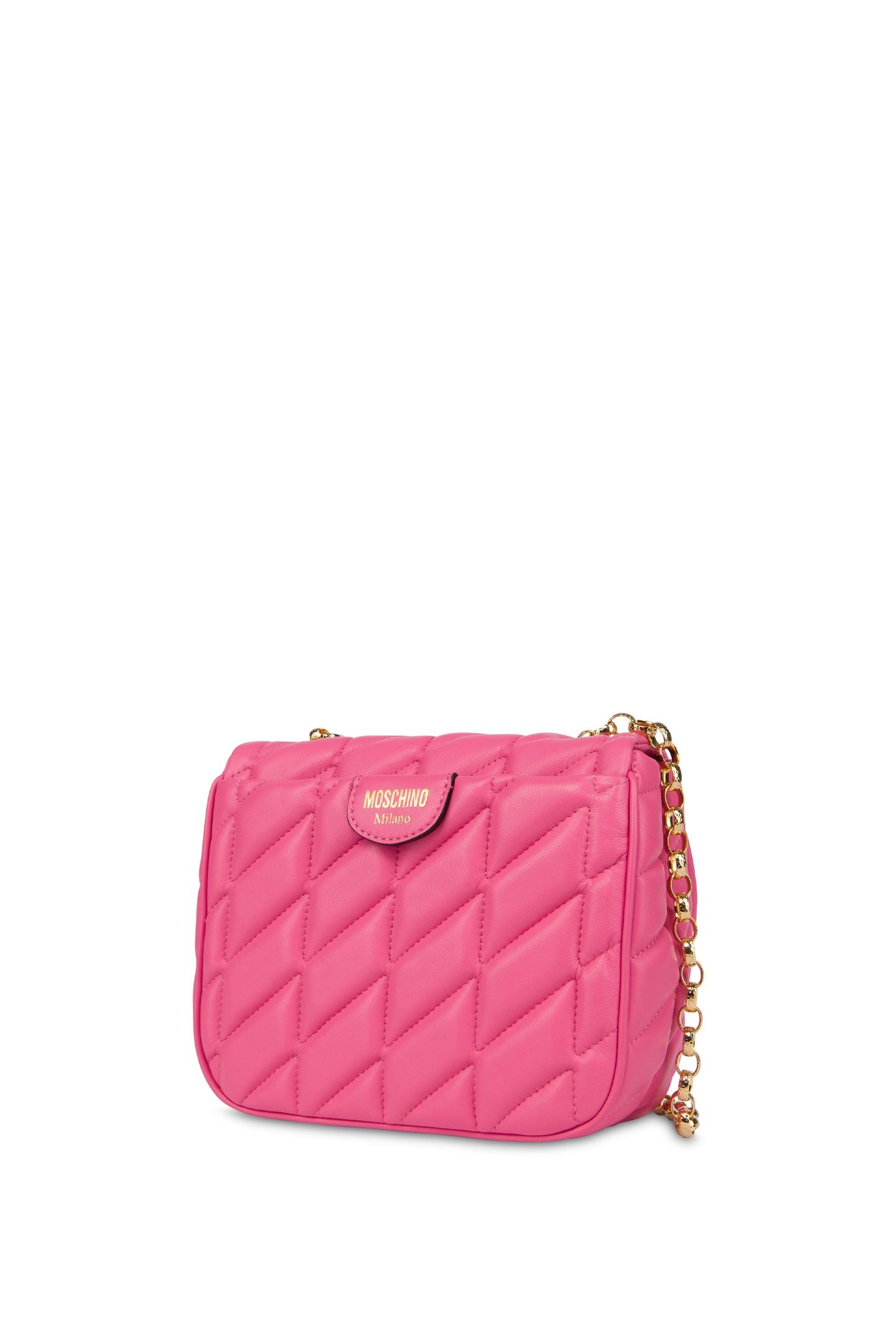 DOUBLE SMILEY® QUILTED SHOULDER BAG PURPLE 2