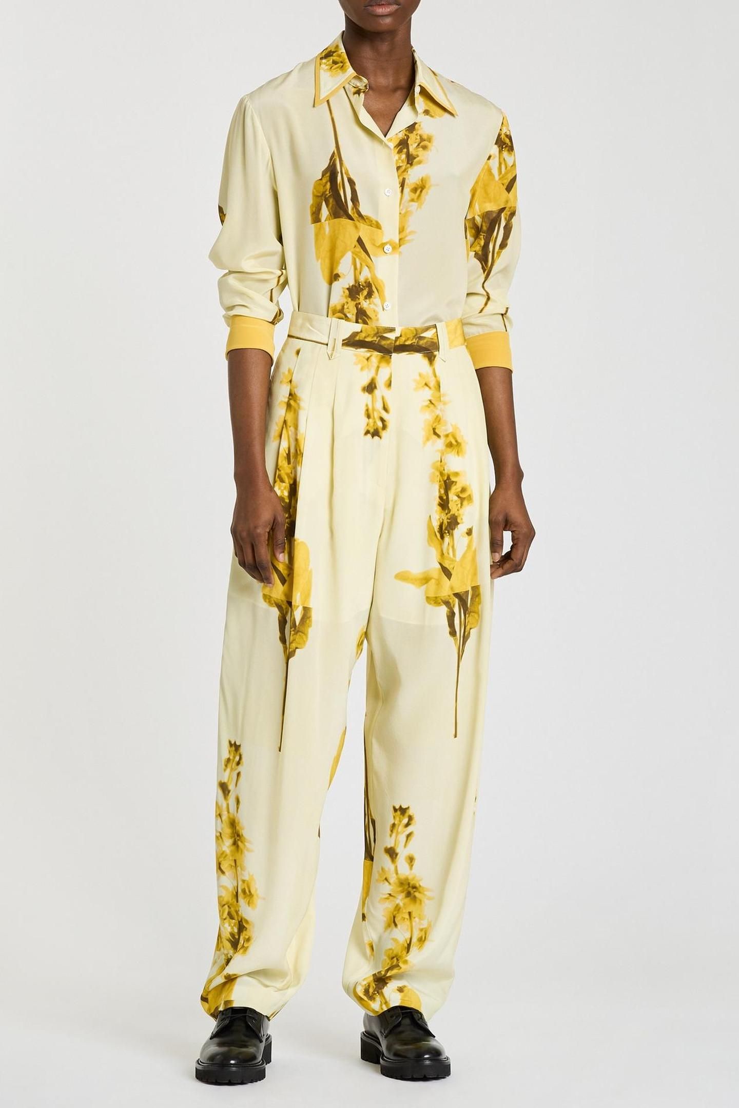 WOMENS TROUSERS YELLOW 2