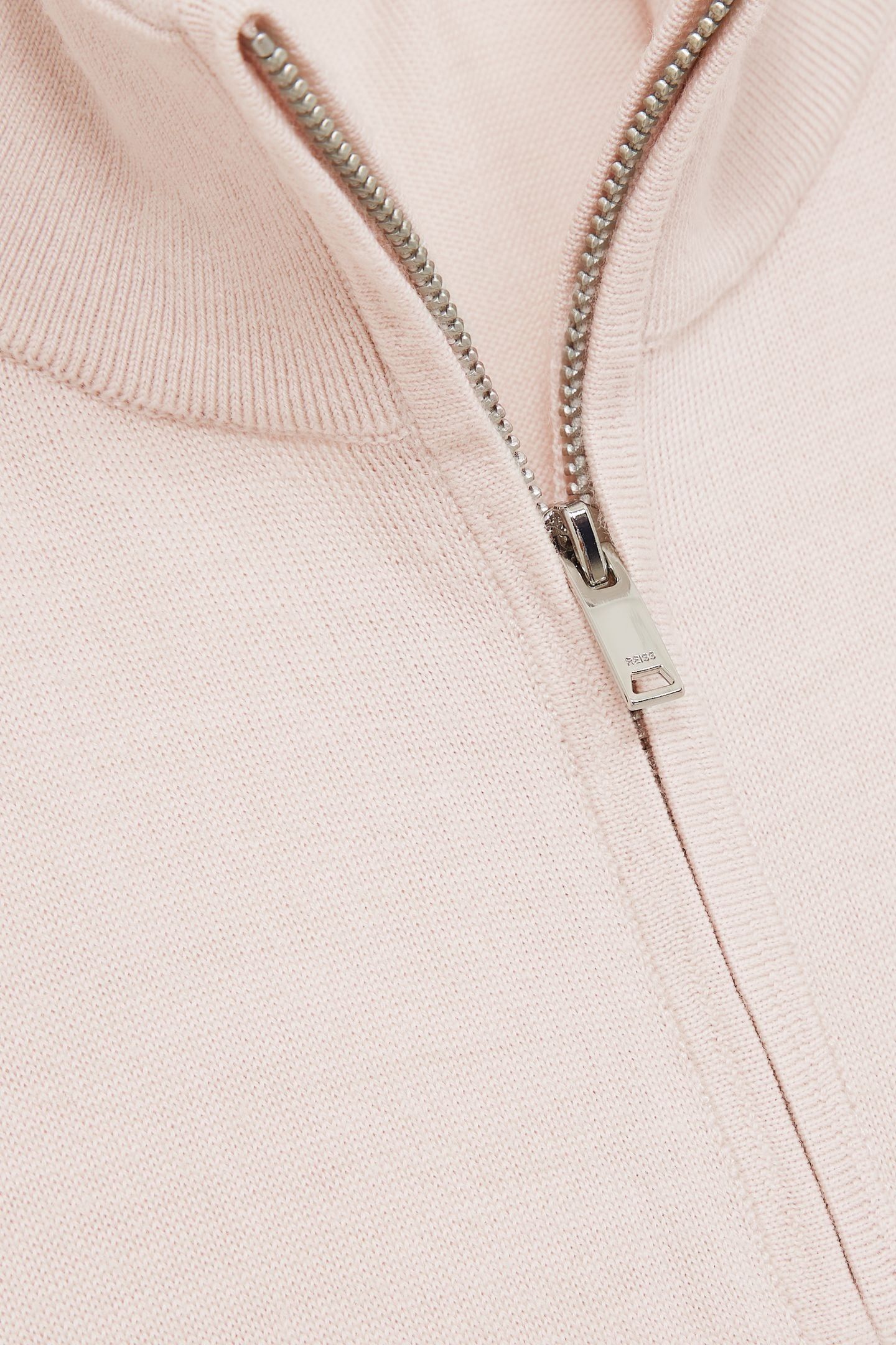 LS HALF ZIP FUNNEL MERINO WOOL JUMPER BEIGE 7