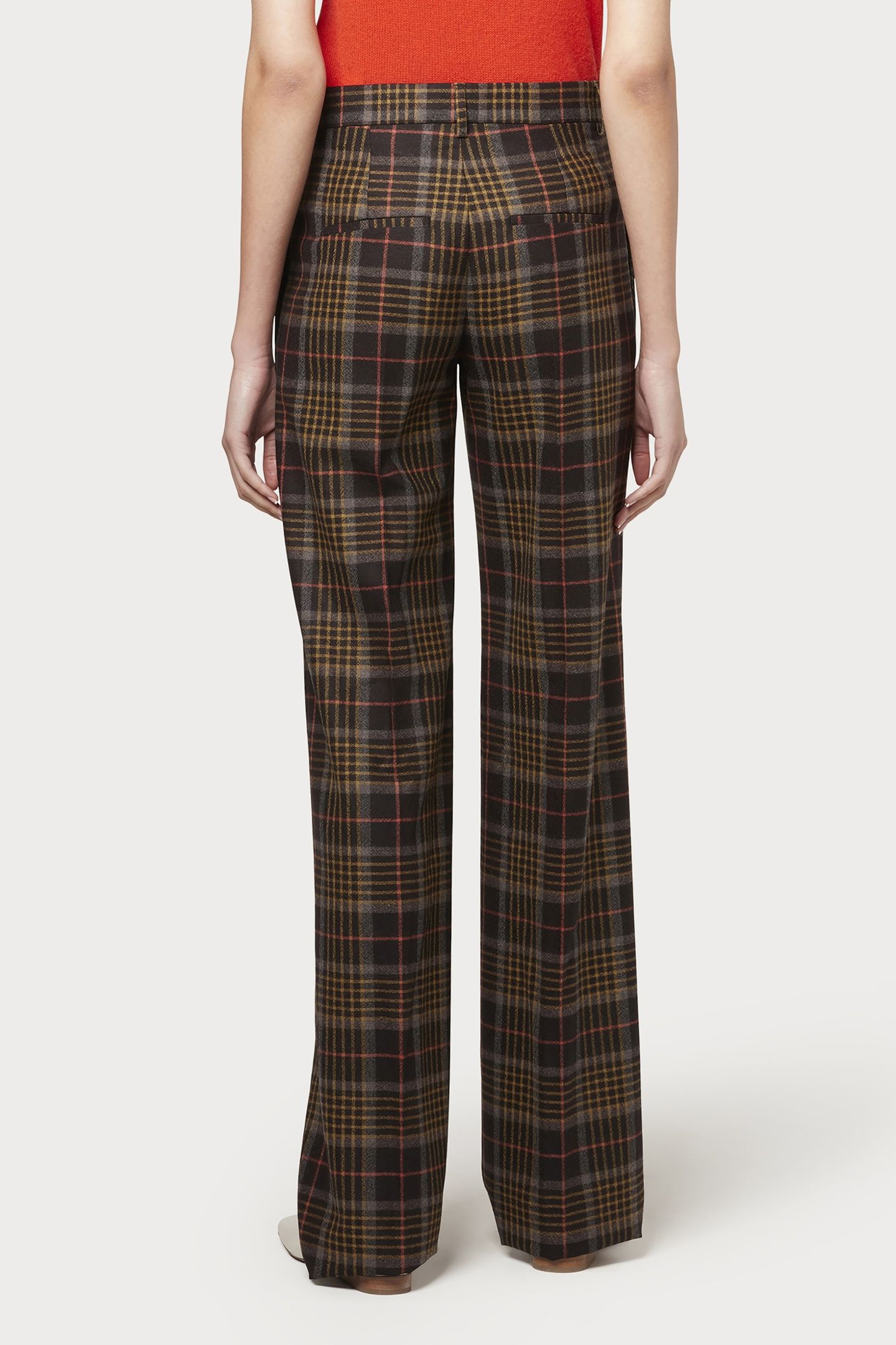 WOMENS TROUSER DARK BROWN 2