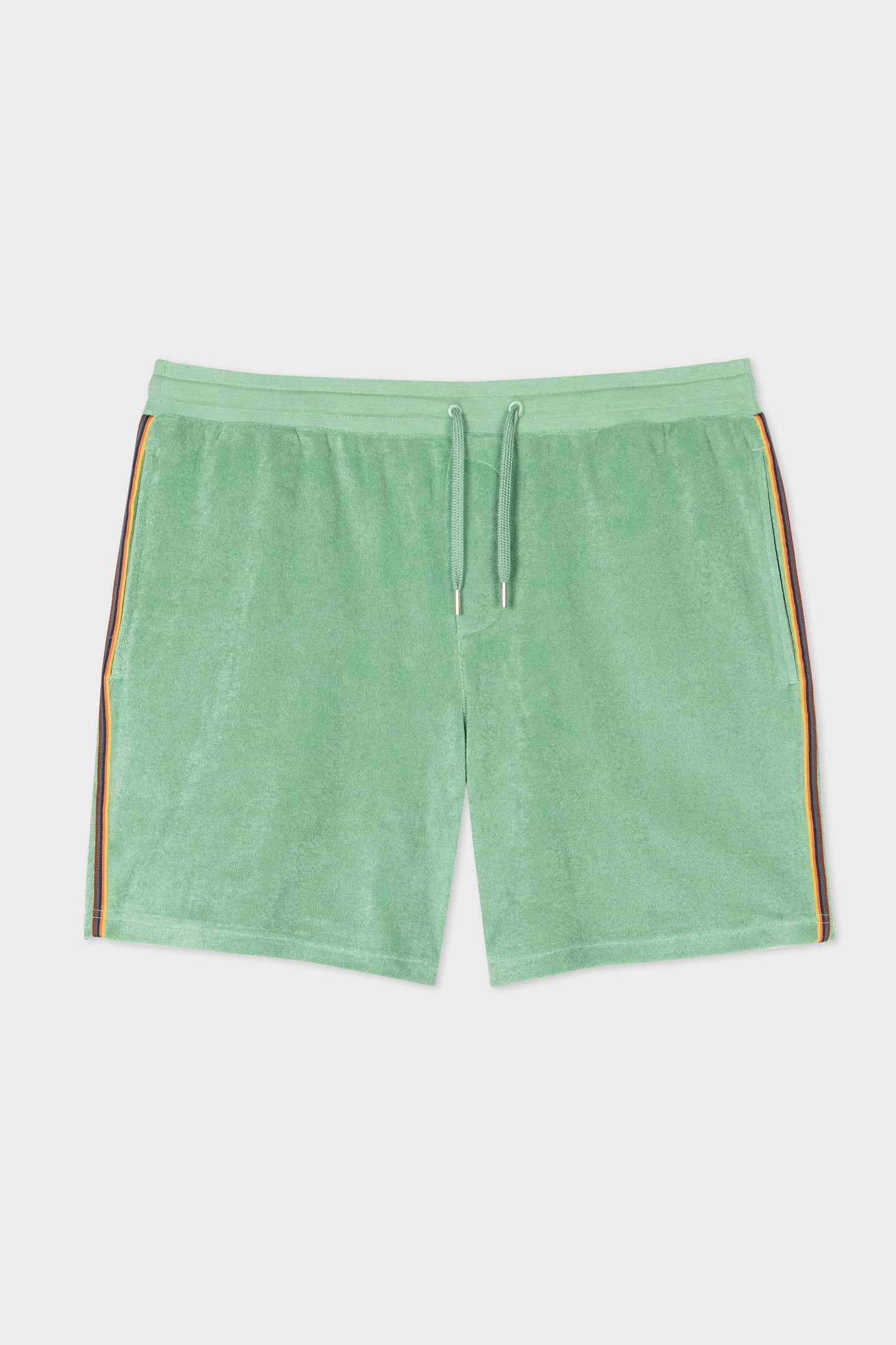MEN SHORT TOWEL STRIPE BOTTLE GREEN 6