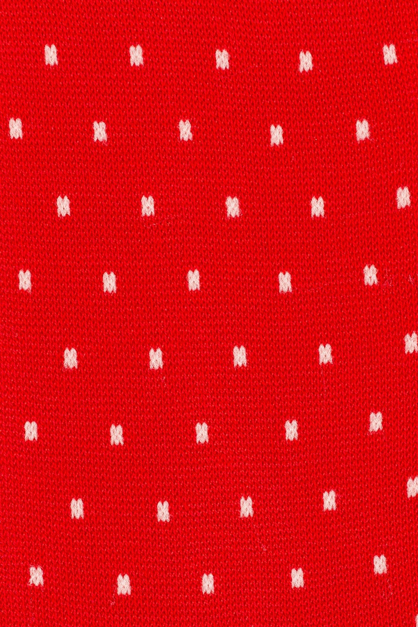 MEN SOCK PIN DOT RED 4