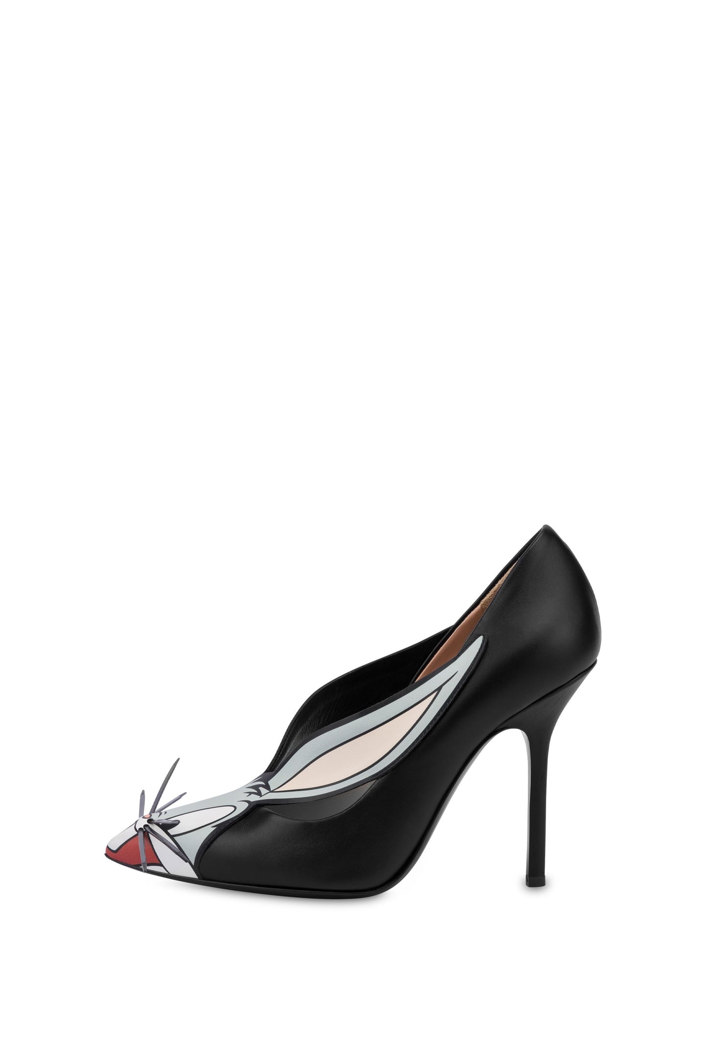 CHINESE NEW YEAR CALFSKIN PUMPS BLACK 1