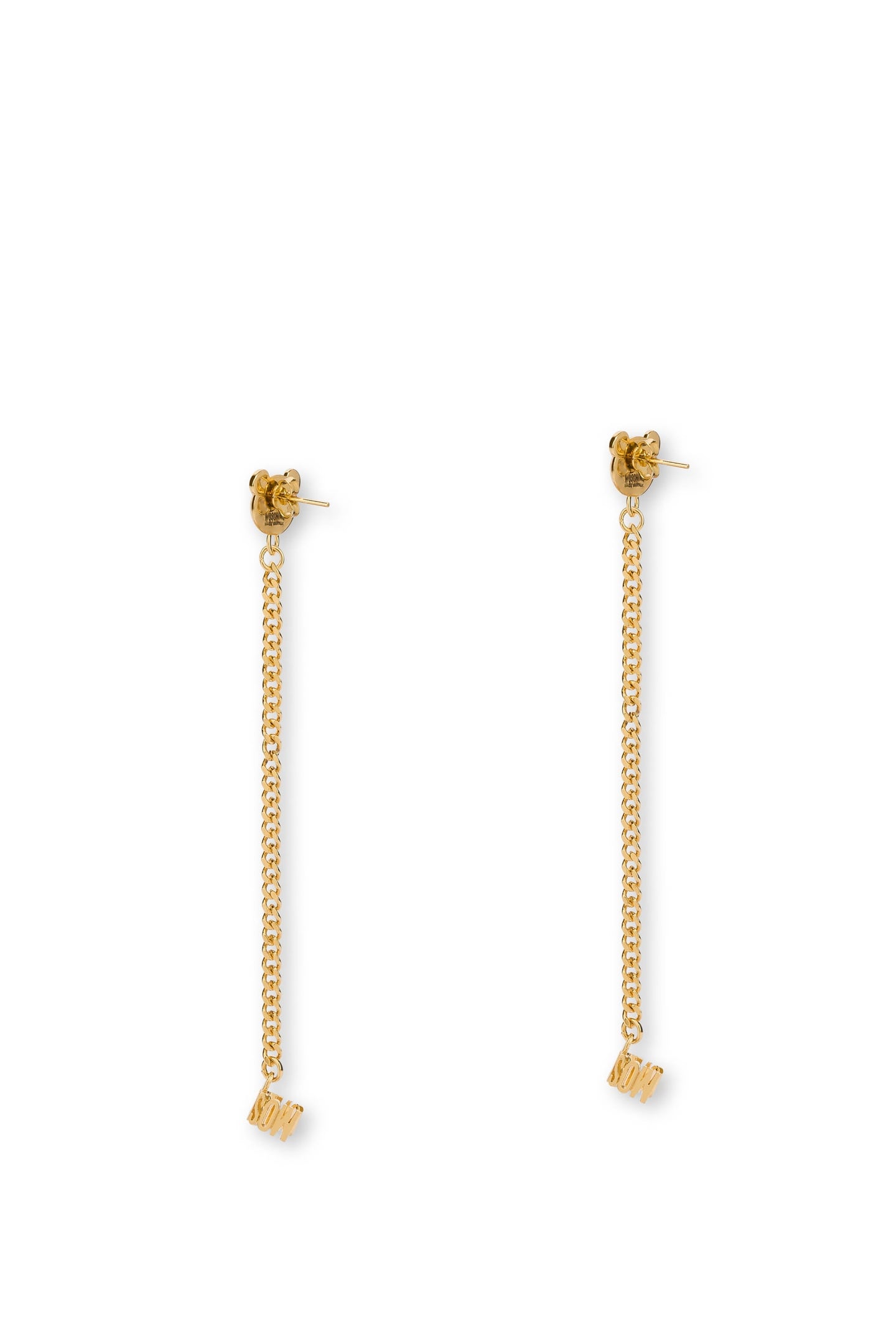 MOSCHINO TEDDY BEAR EAR CUFF EARRINGS GOLD 3
