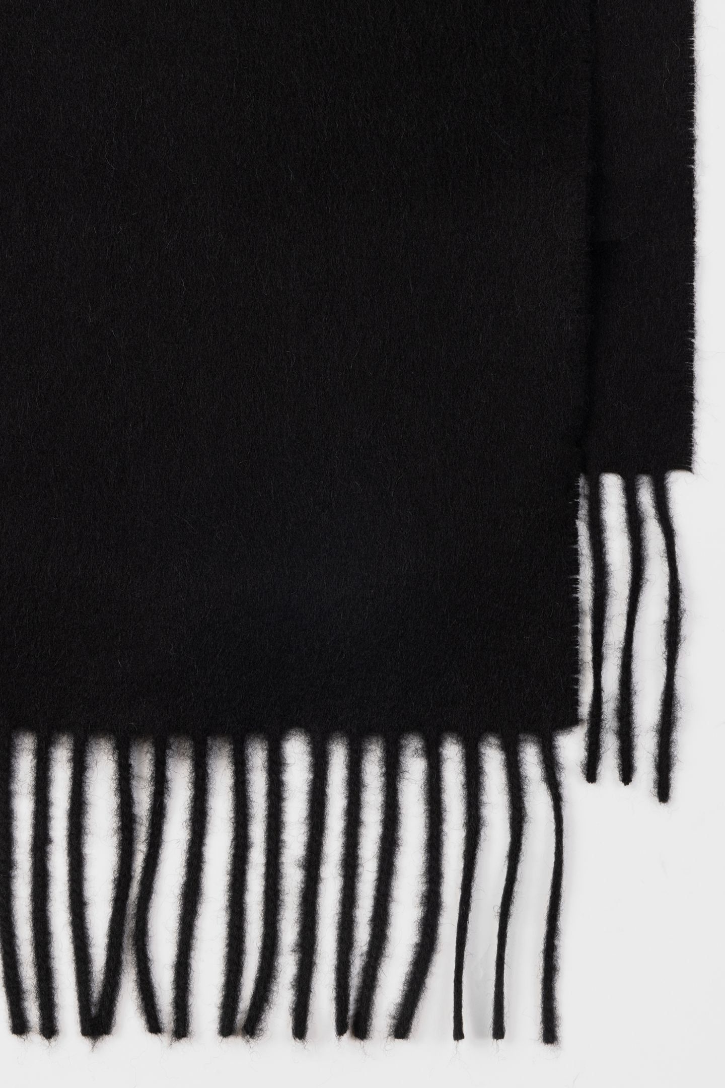 MEN SCARF OFFSET SIGNATR BLACK 6