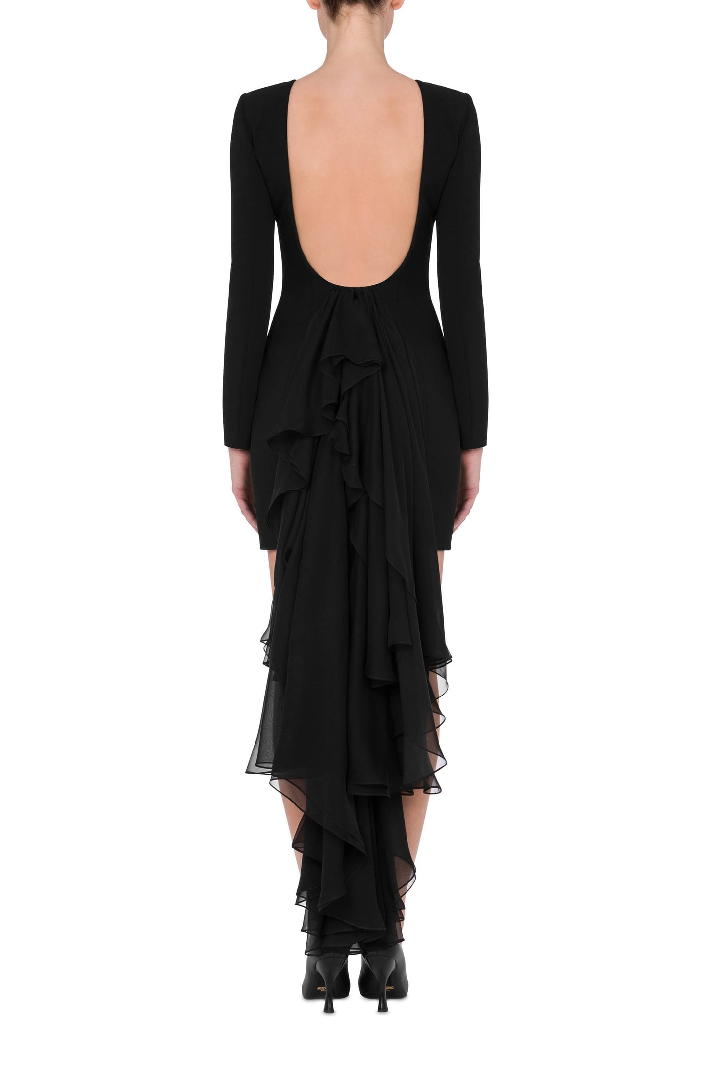 GILT WITHOUT GUILT CRÊPE DRESS BLACK 2