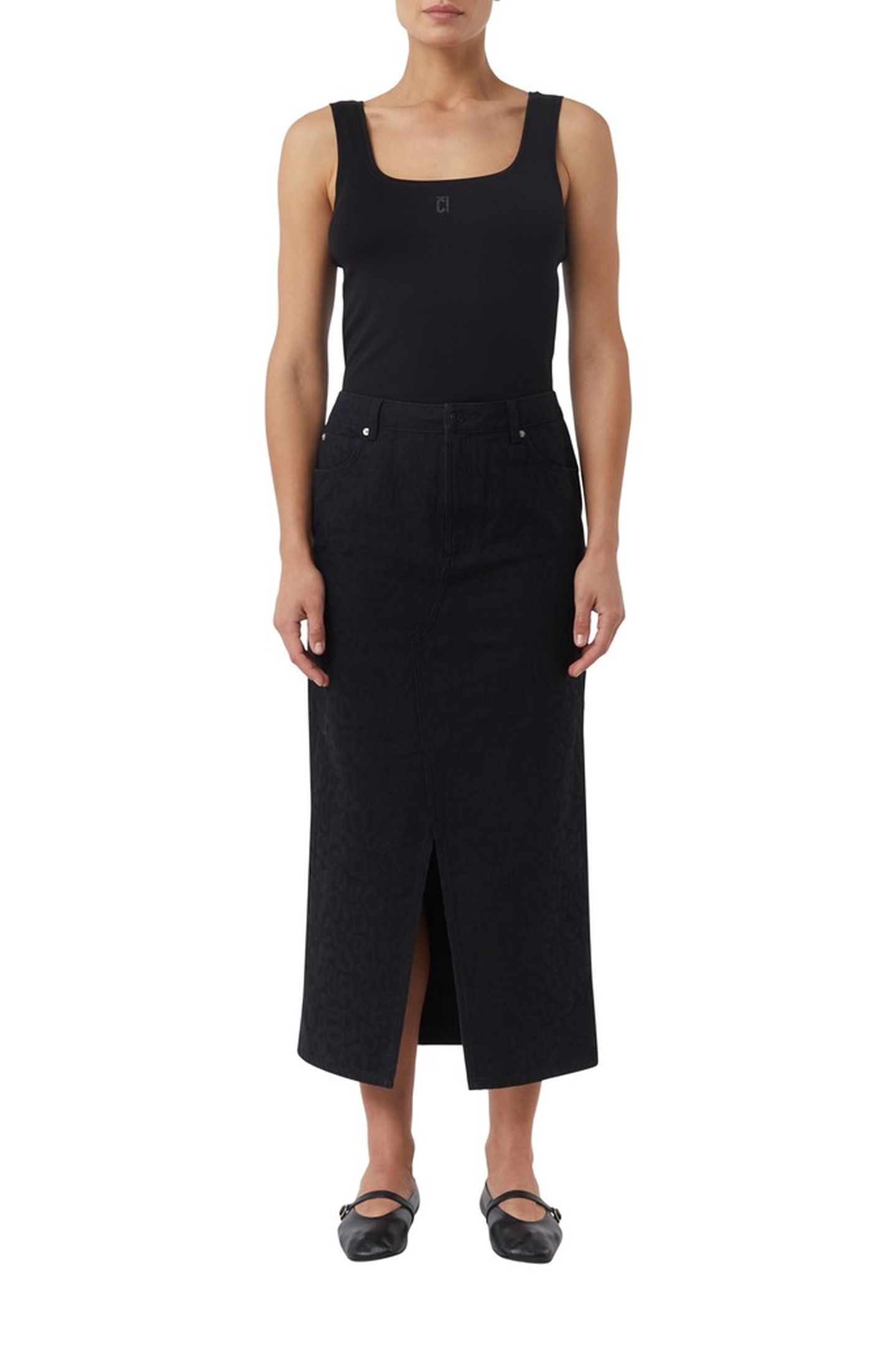 COMMA SKIRTS BLACK 1