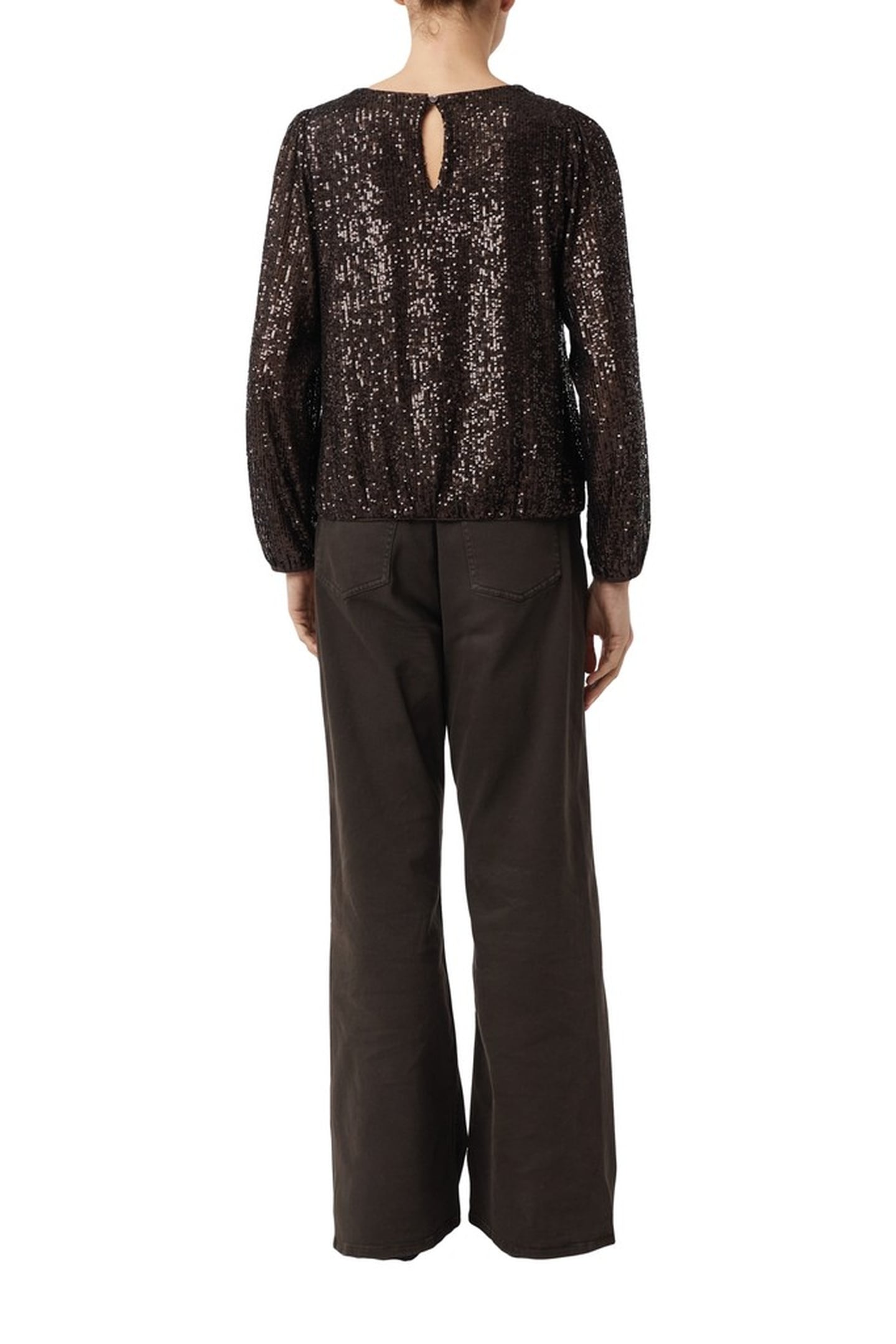 COMMA BLOUSES BROWN 3