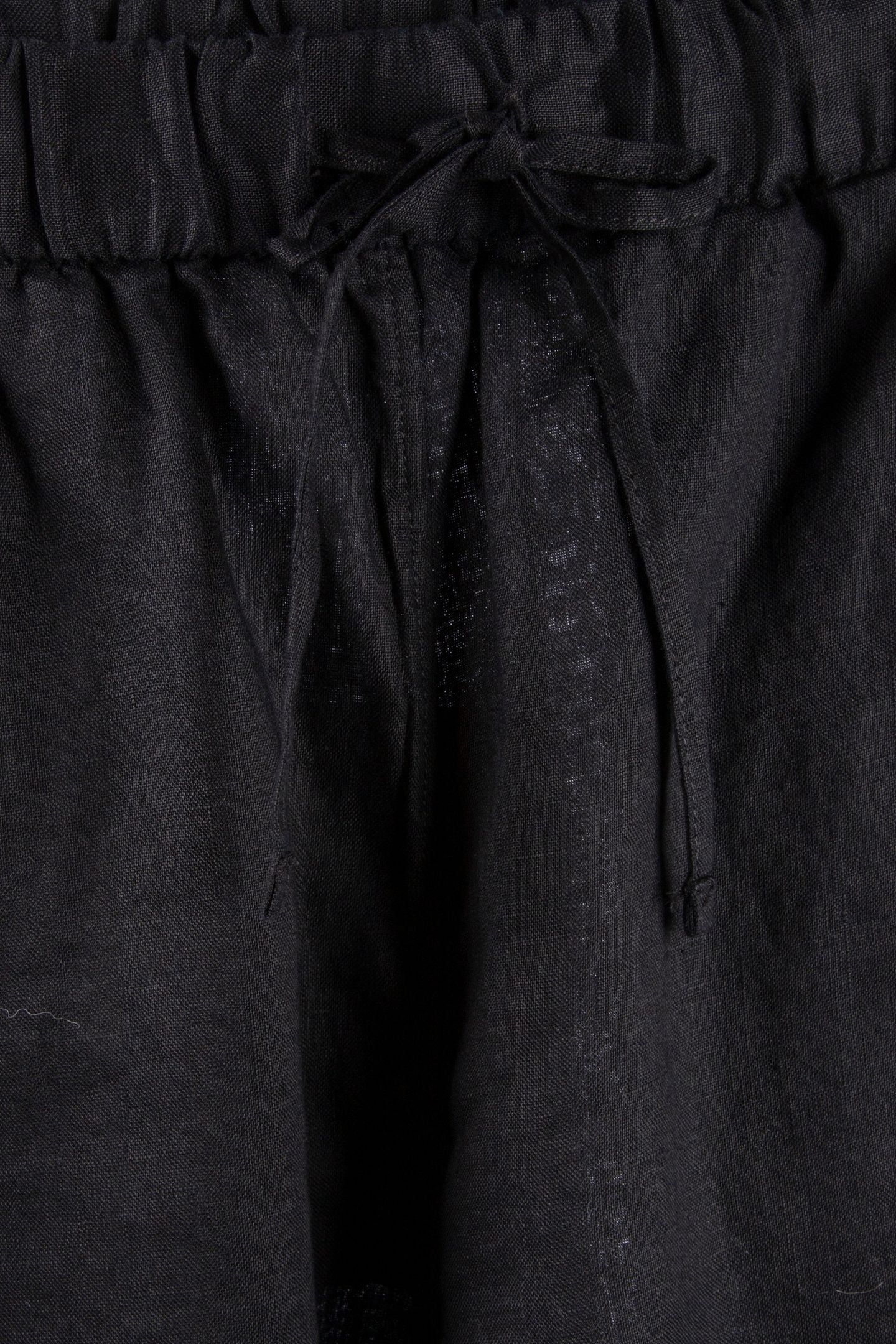 MAJLI LINEN SHORTS BLACK 4