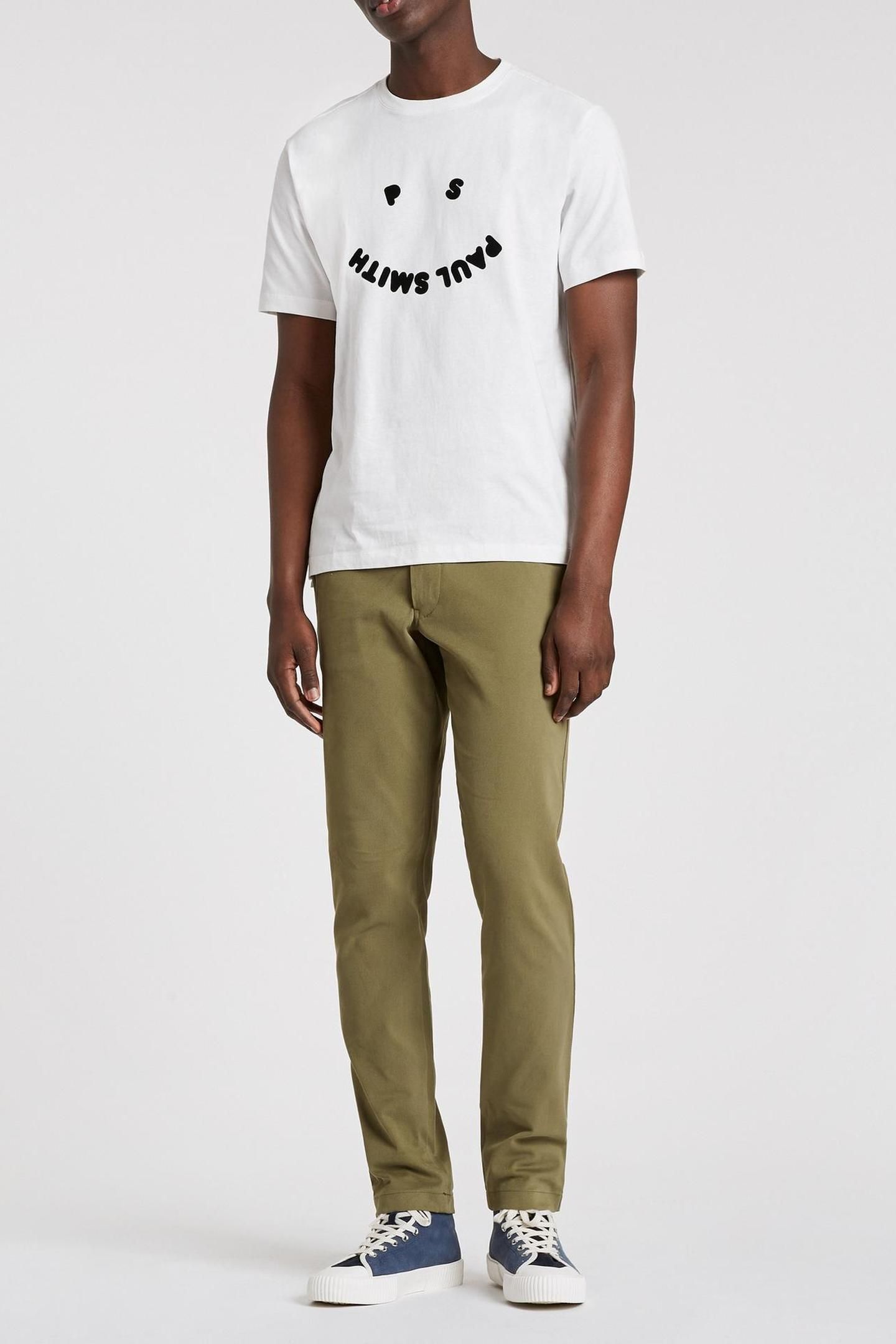 MENS SS TSHIRT PS HAPPY OFF WHITE 2