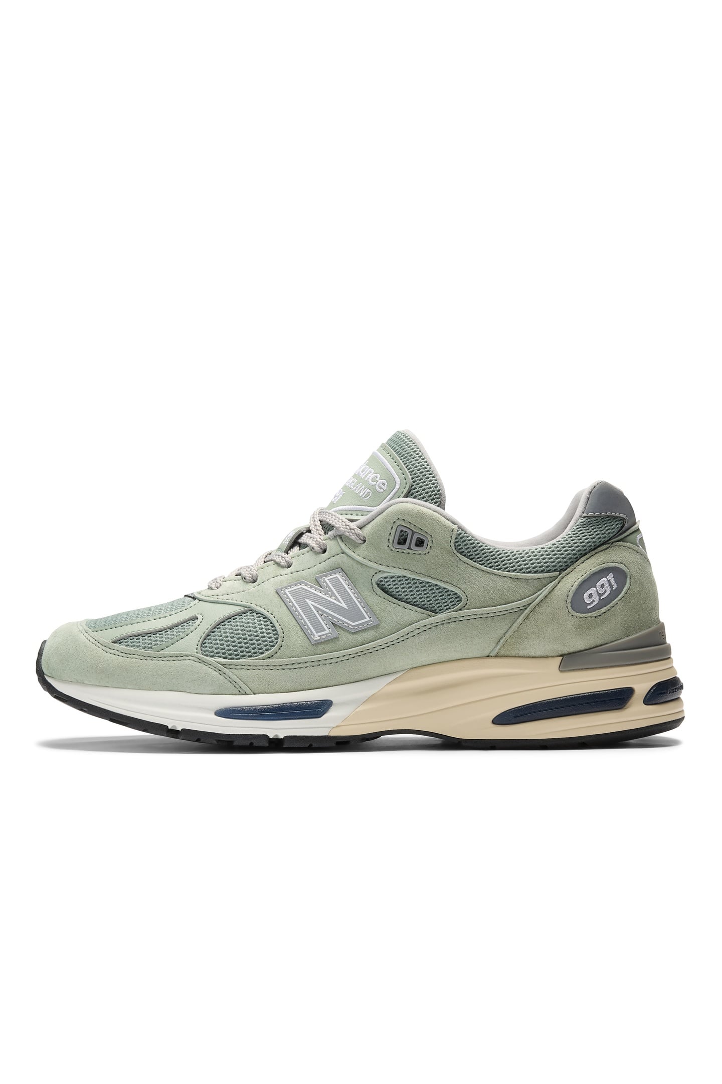 UNISEX MADE IN UK 991V2 SEA GRASS 10