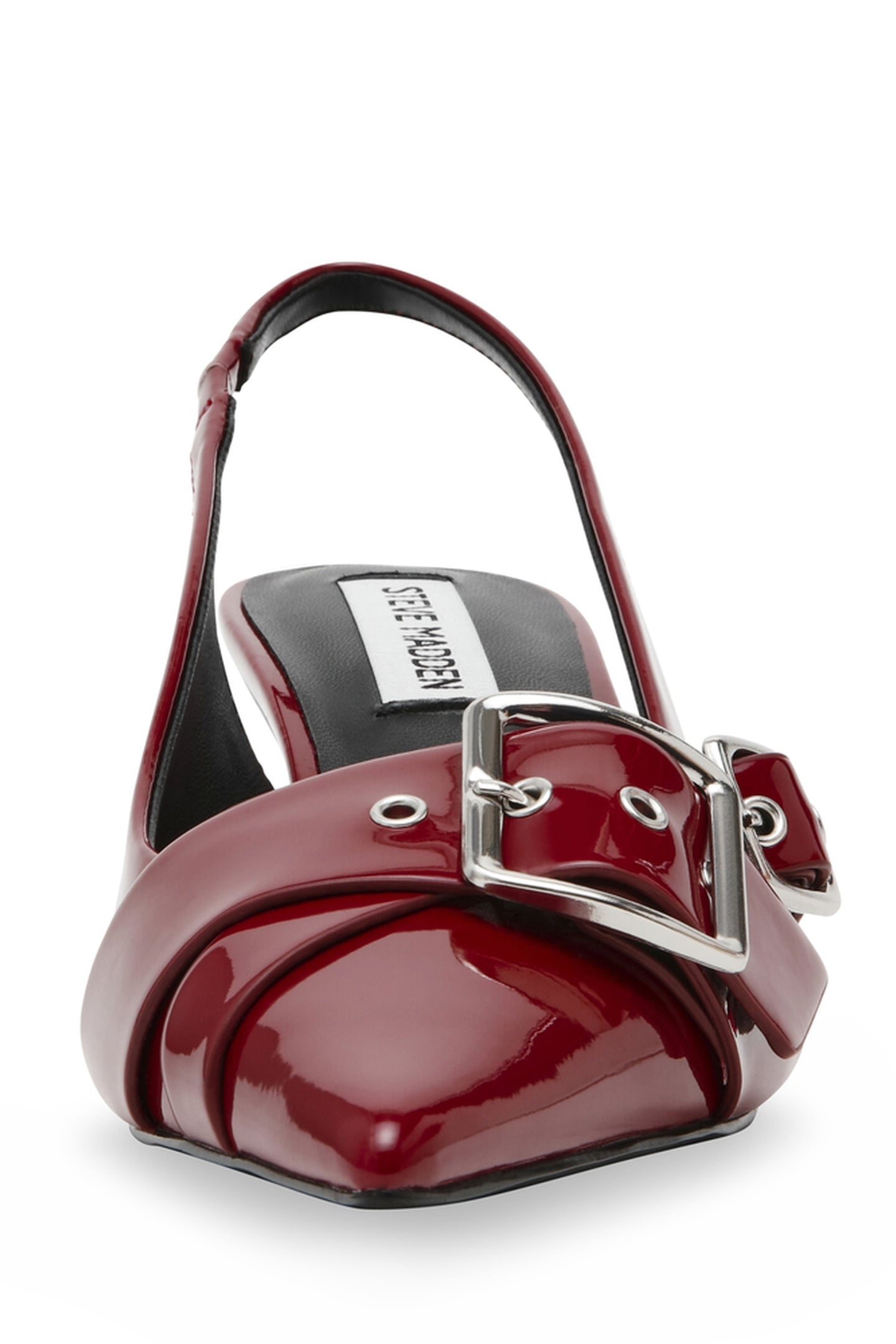 LEZLEY PUMPS RED PATENT 4