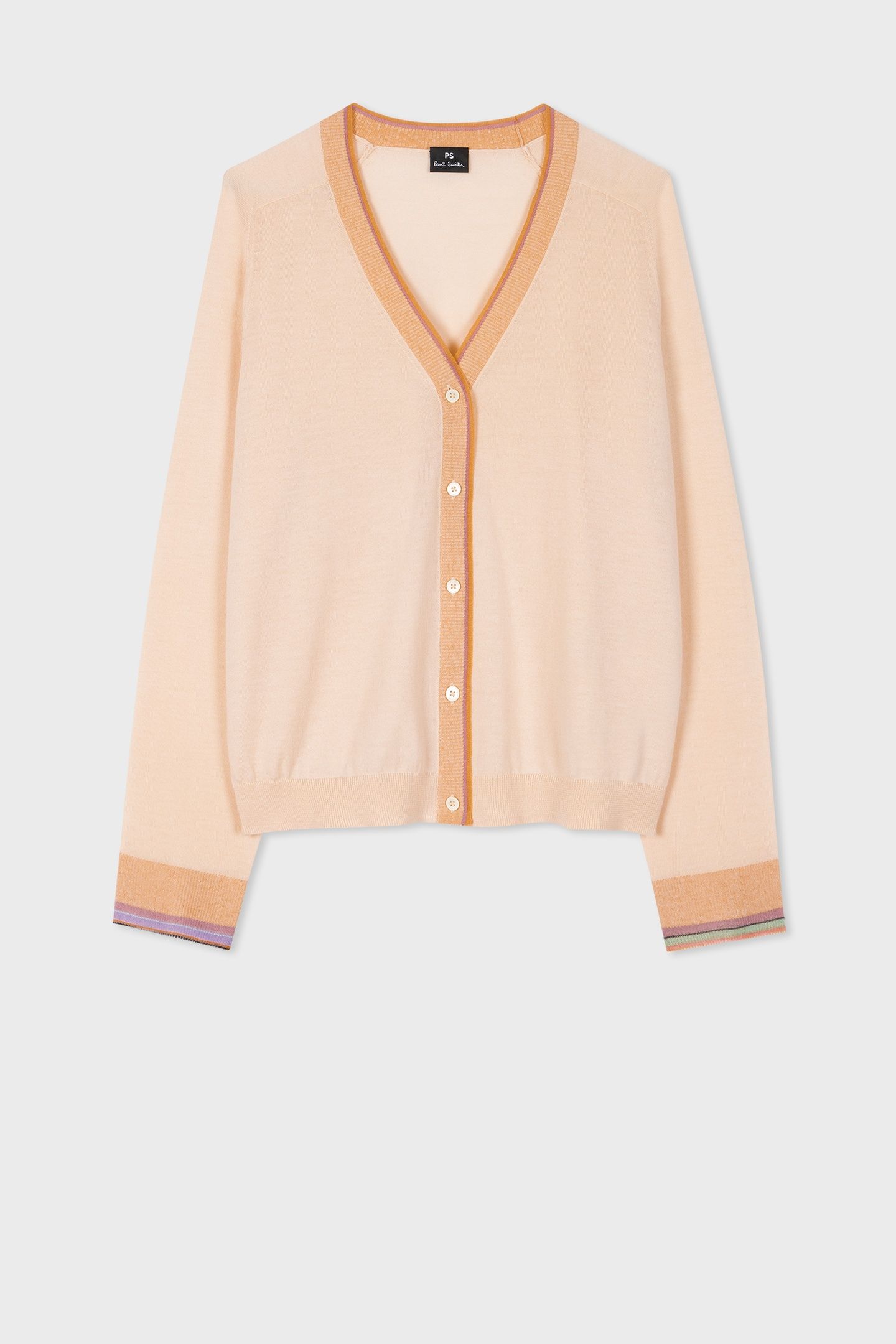 WOMENS KNITTED CARDIGAN BUTTON THRU OFF WHITE 2