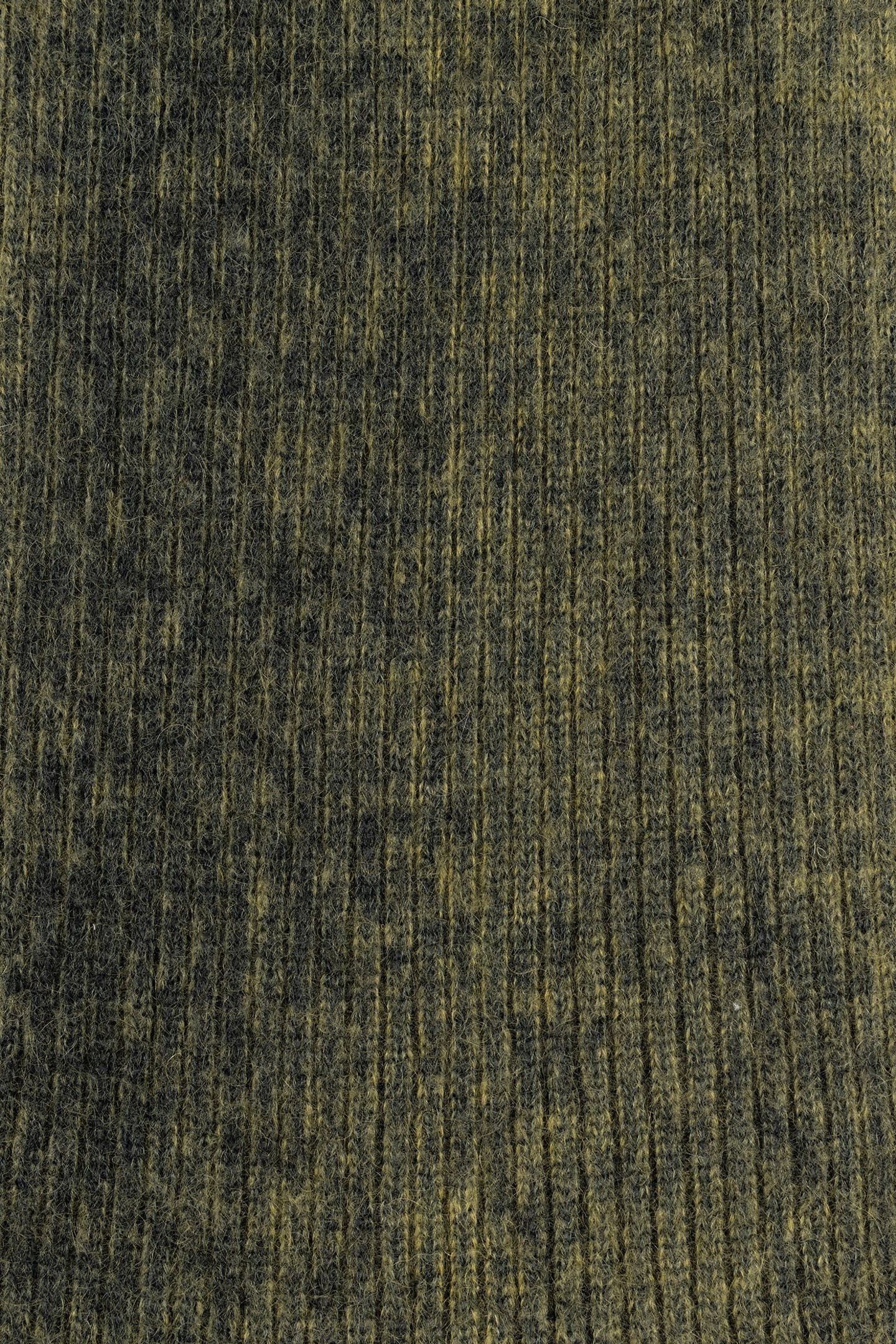 MEN SCARF MOHAIR RIB OLIVE GREEN 4