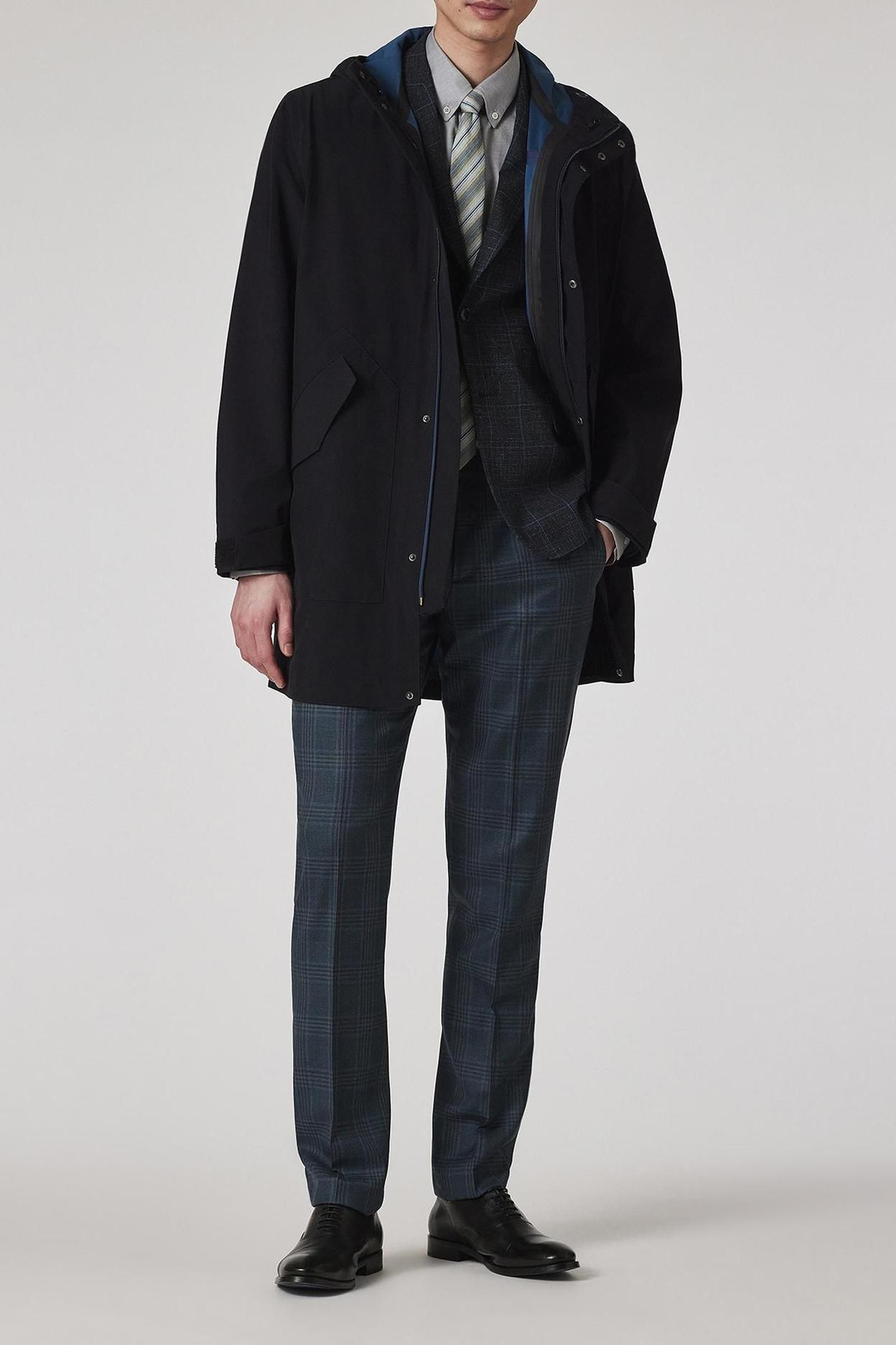 MENS TAPE SEAM HOODED JKT VERY DARK NAVY 3