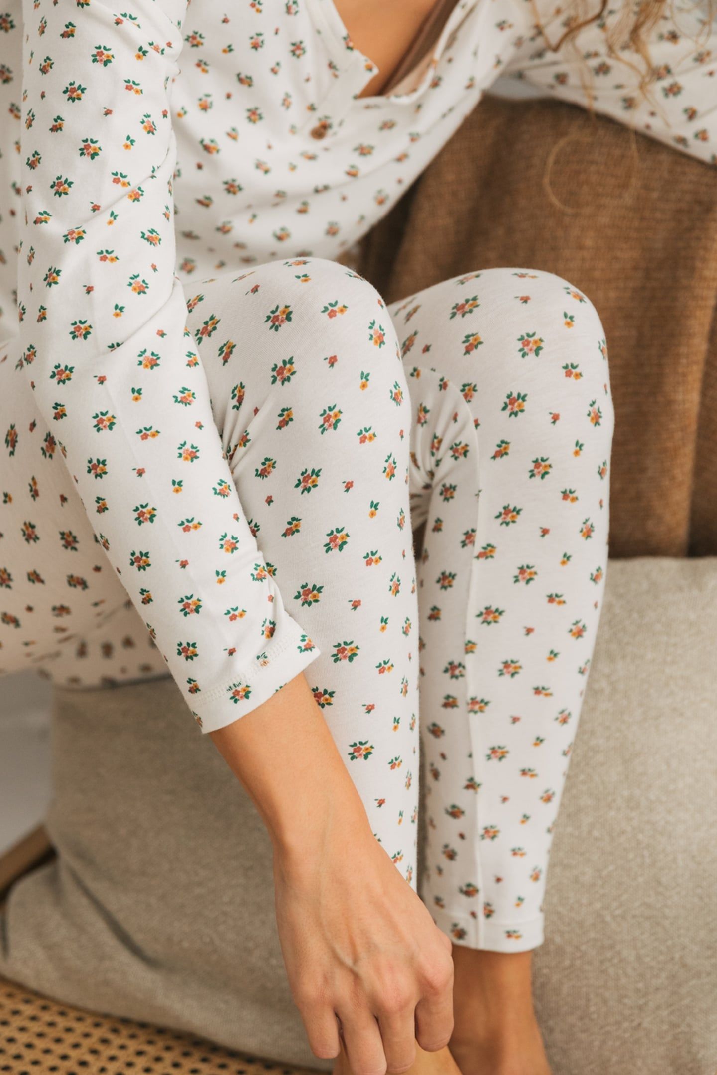 LAULEY PANTS ECRU FLORAL 5
