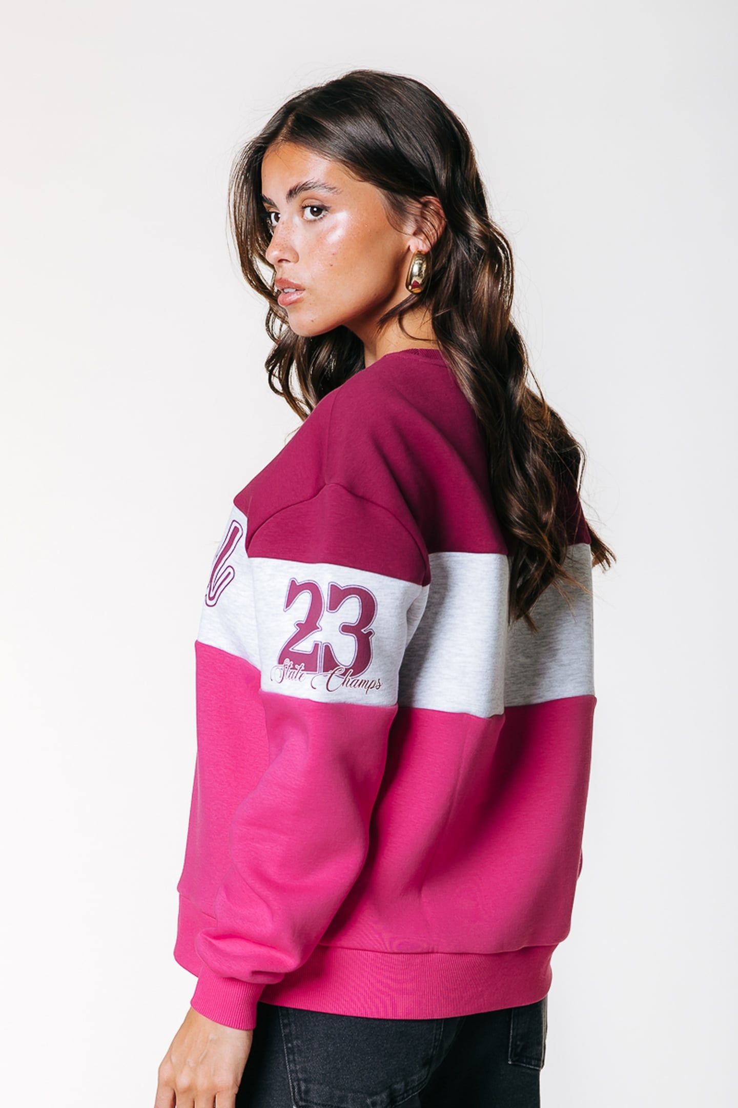LOGO COLOURBLOCK BOXY SWEAT MULTICOLOR 2