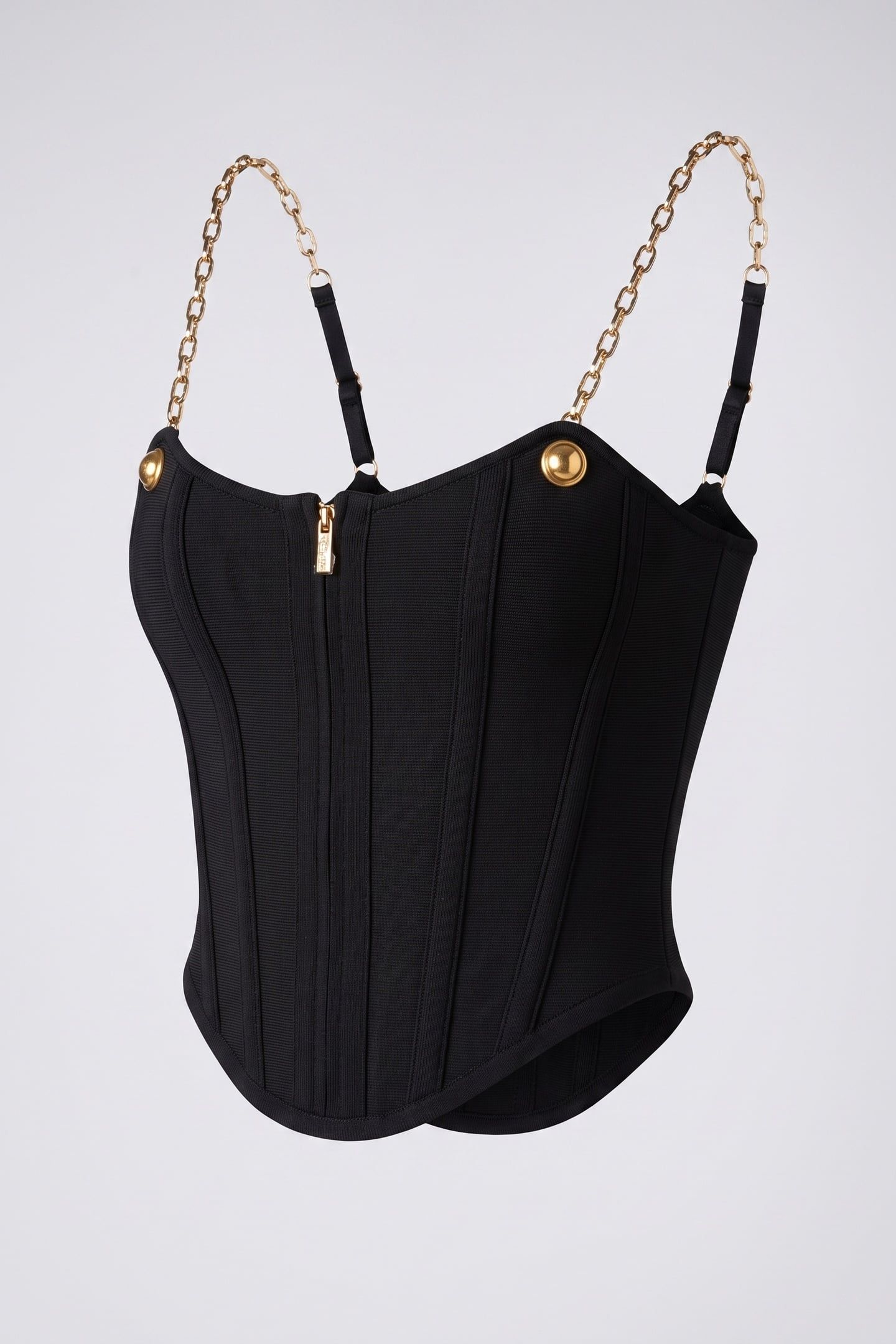 AISHA BUSTIER TOP BA JET BLACK A996 3