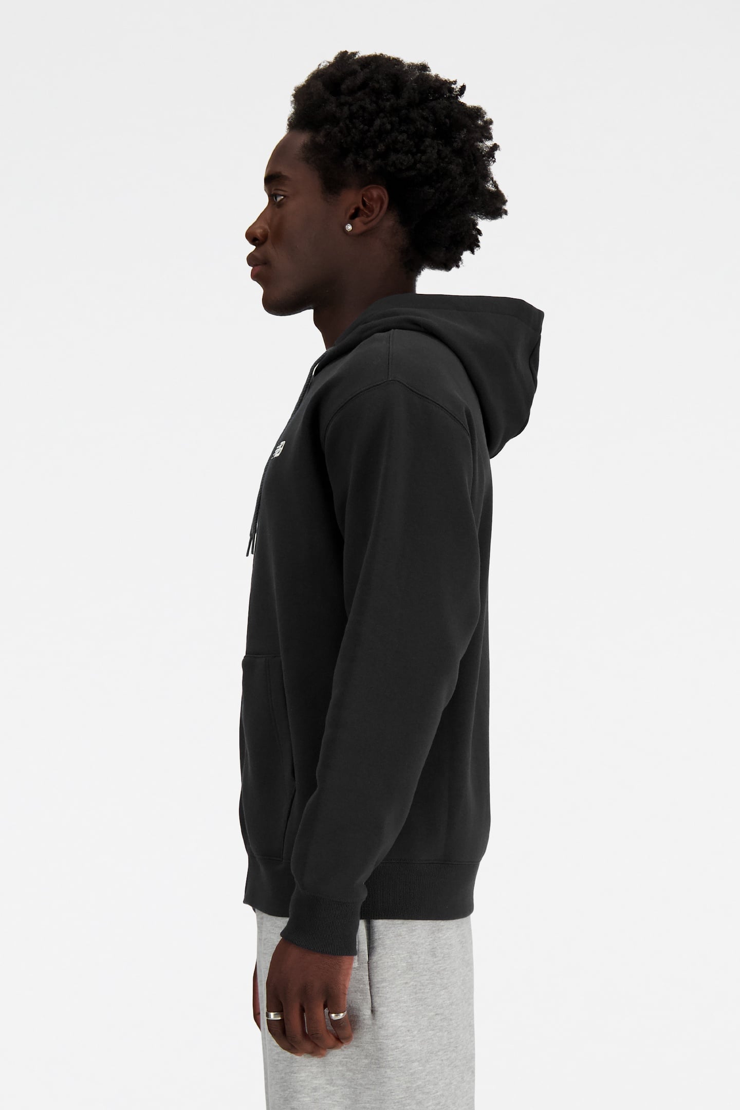 SPORT ESSENTIALS LOGO FLEECE BLACK 3