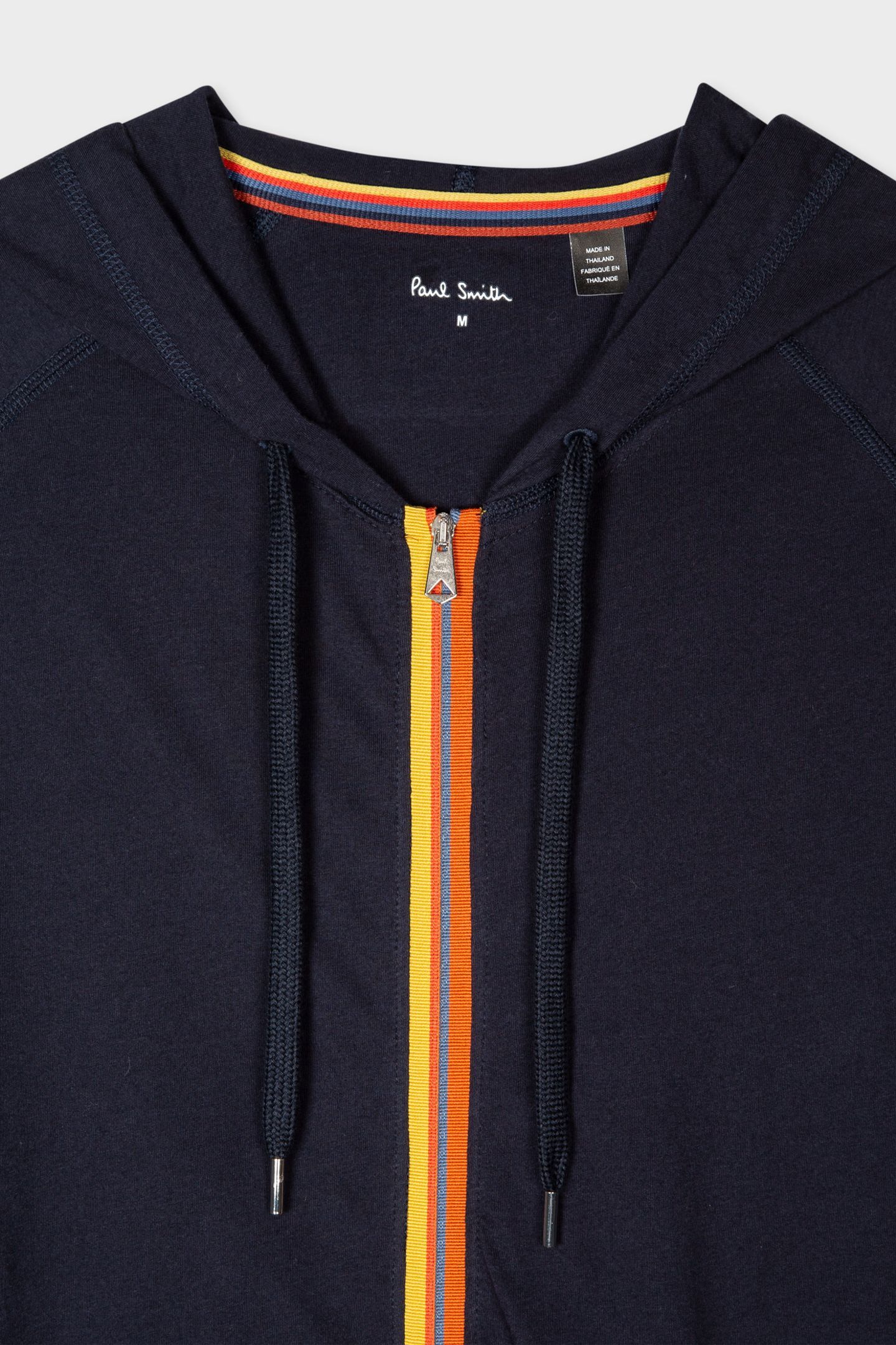 MEN ZIP HOODIE TAPE INKY BLUE 9