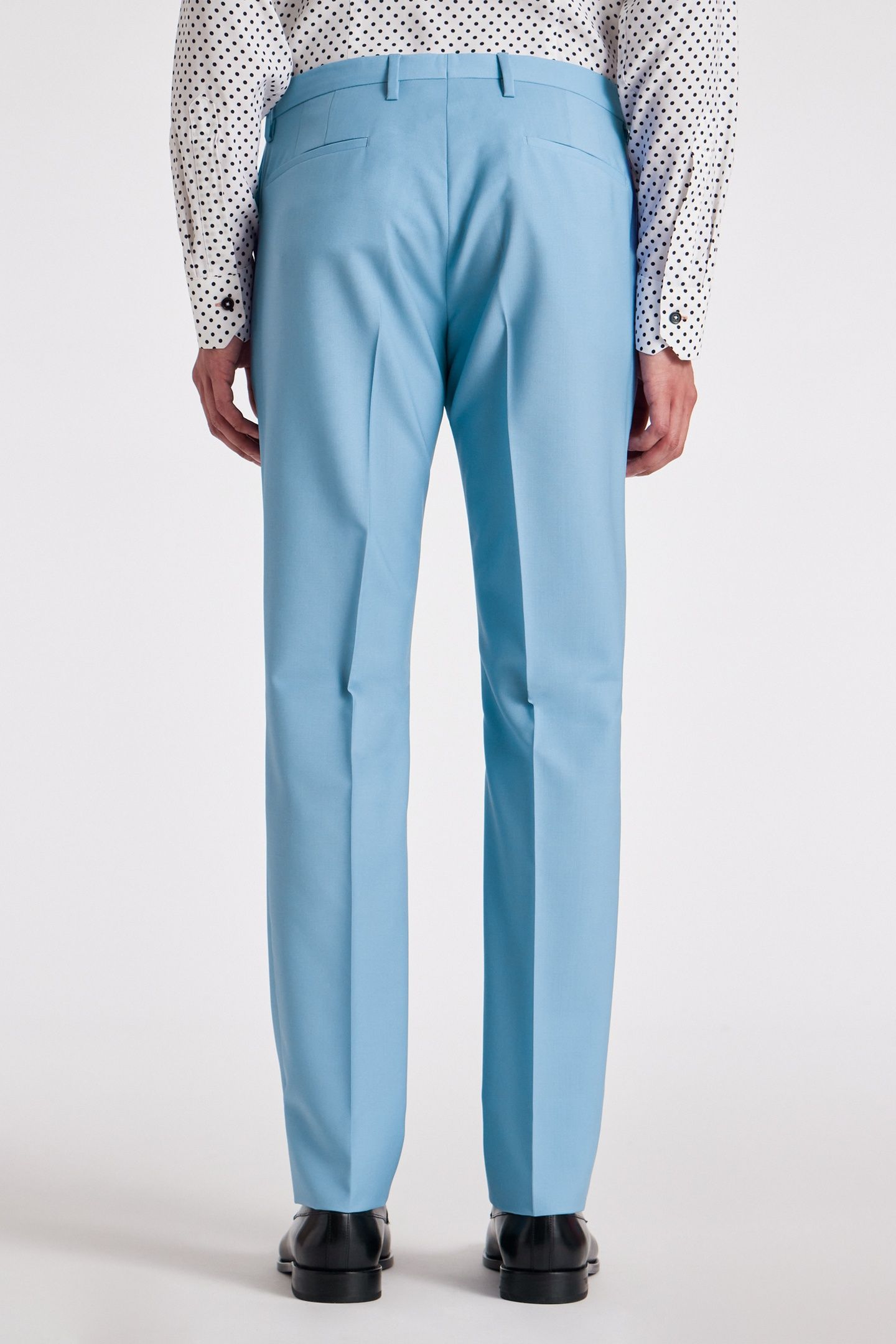 MENS SLIM FIT 2BTN SUIT LIGHT BLUE 5