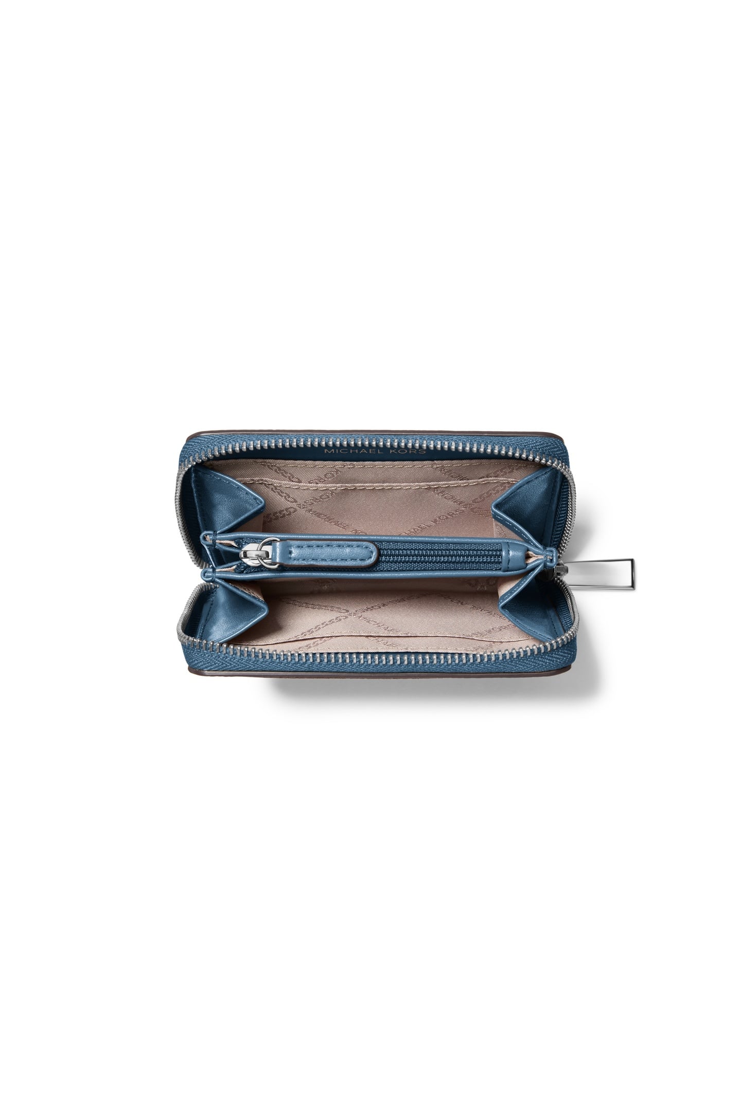 SMALL ZIP AROUND COIN CARD CASE CHAMBRAY 3