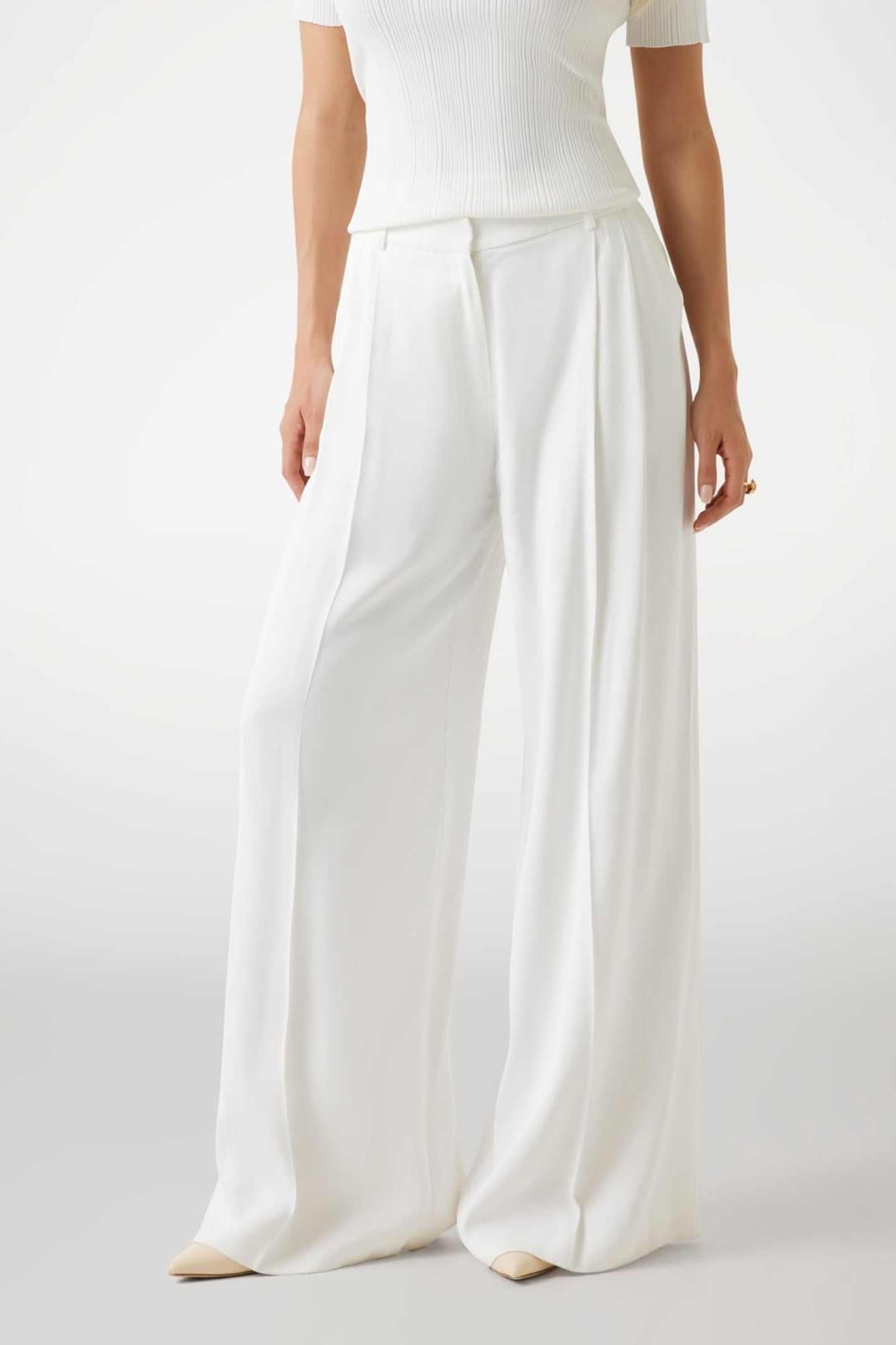 NINA TAILORED WIDE L WHITE PEAKS 1