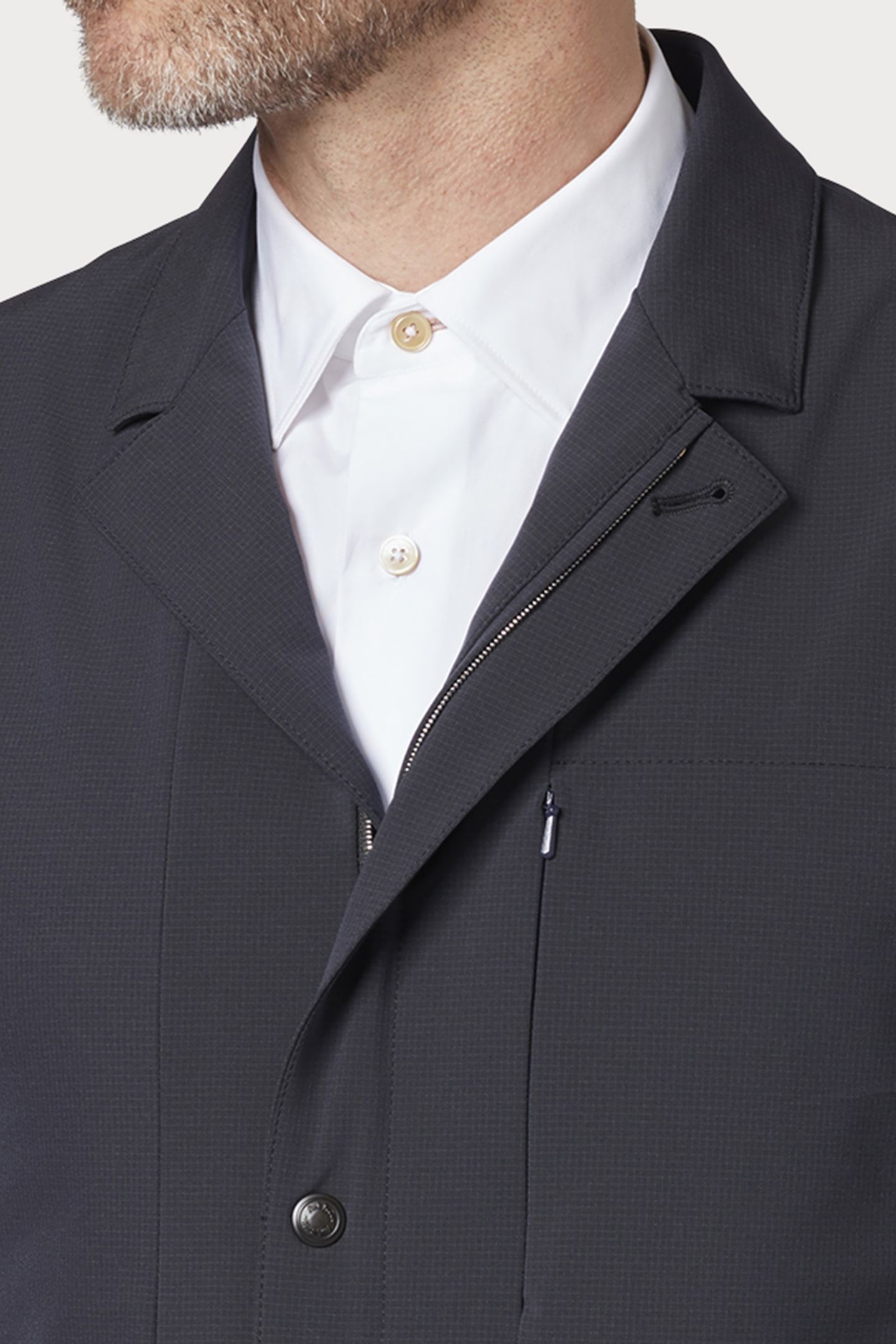 MENS 2BTN SB JACKET VERY DARK NAVY 3