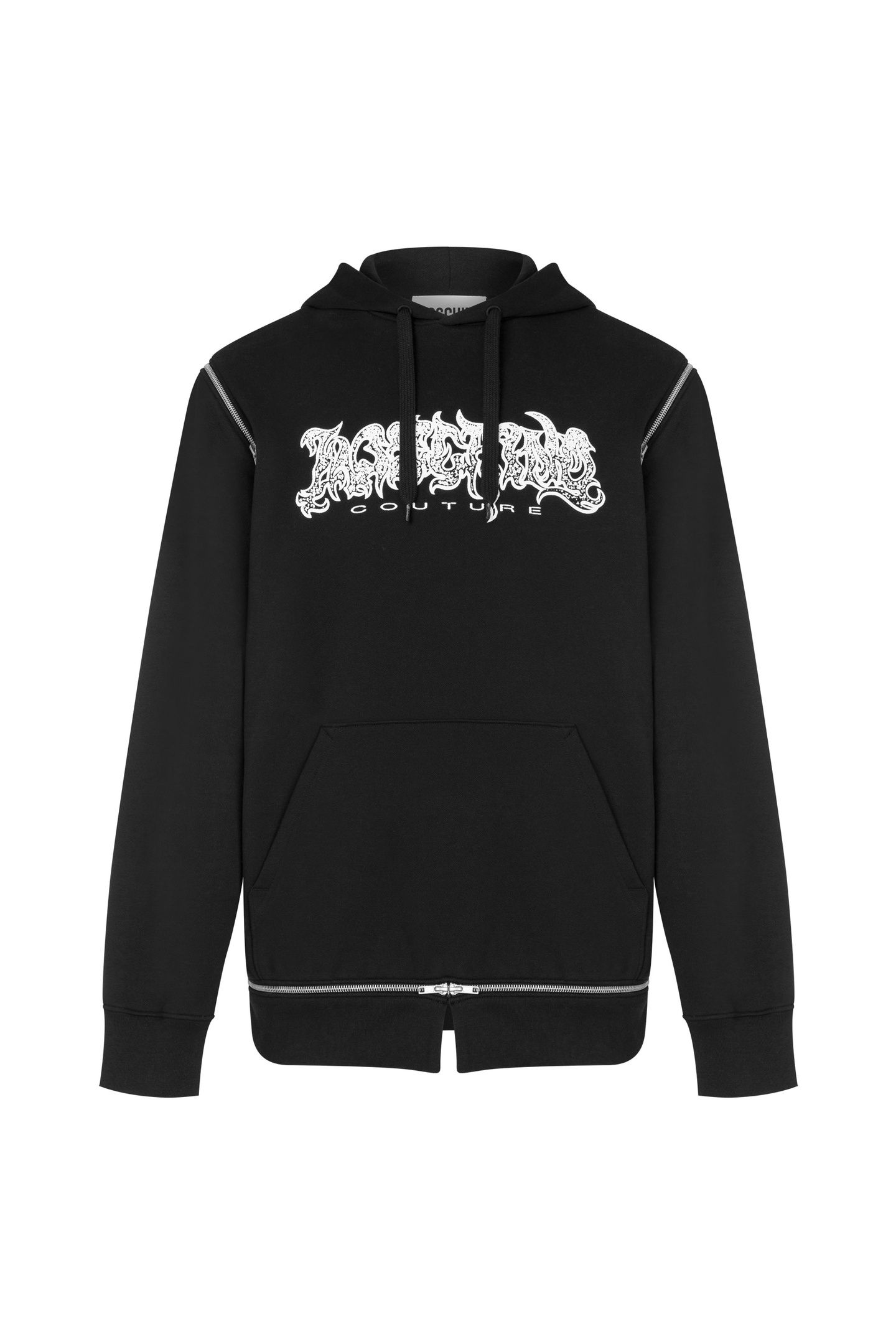NEW WAVE LOGO ORGANIC COTTON SWEATSHIRT BLACK 3