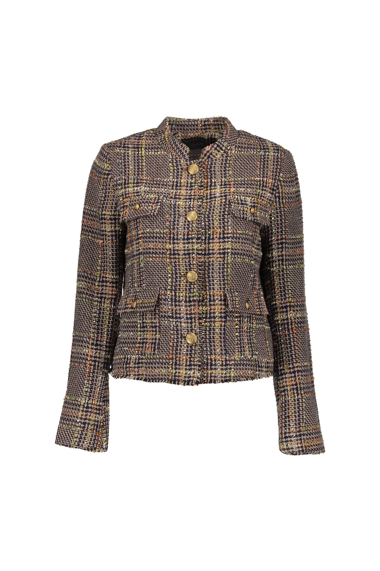 JACKET TWEED BROWN COMB 1