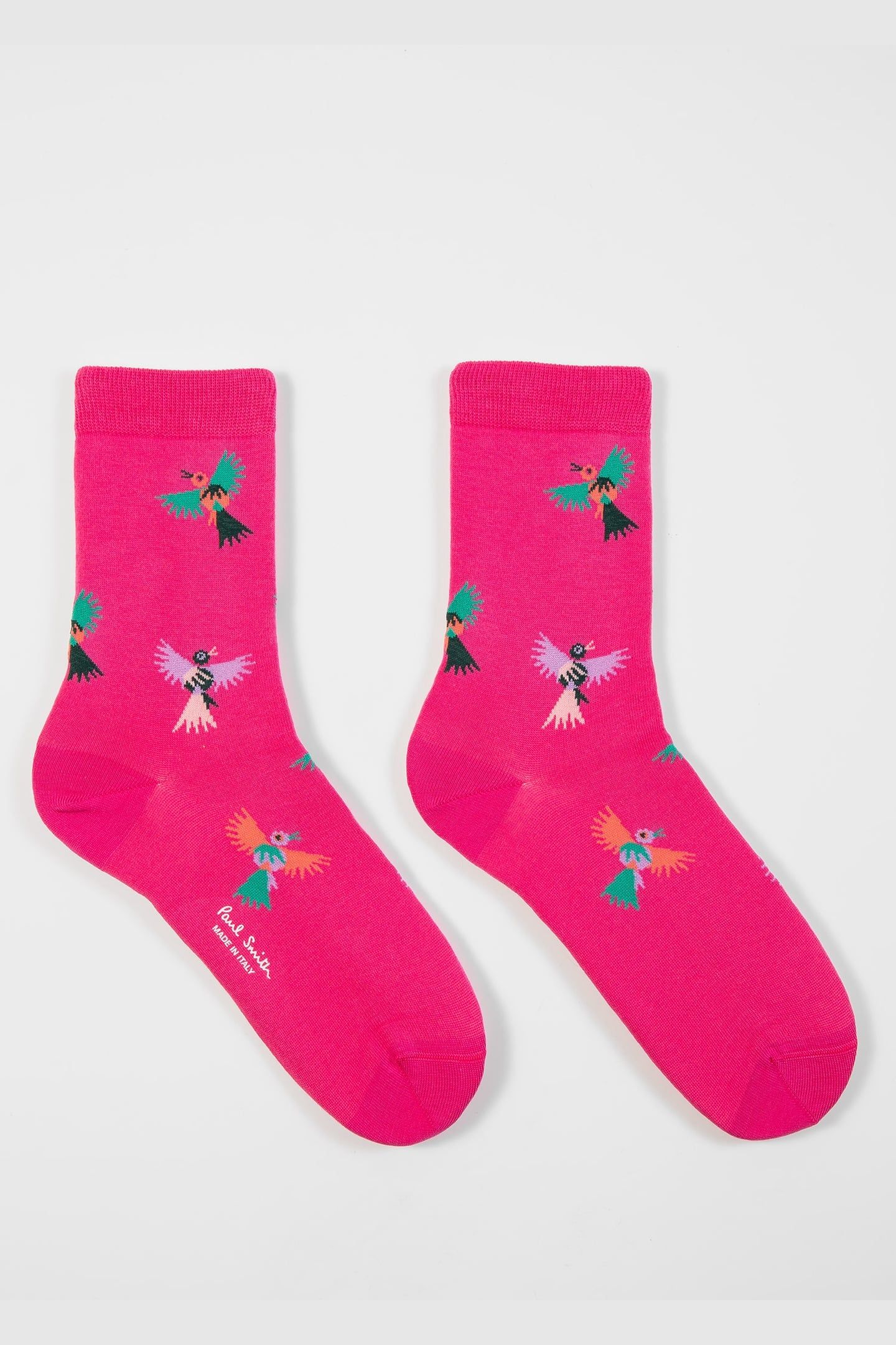 WOMEN SOCK WENDY BIRD FUCHSIA 1