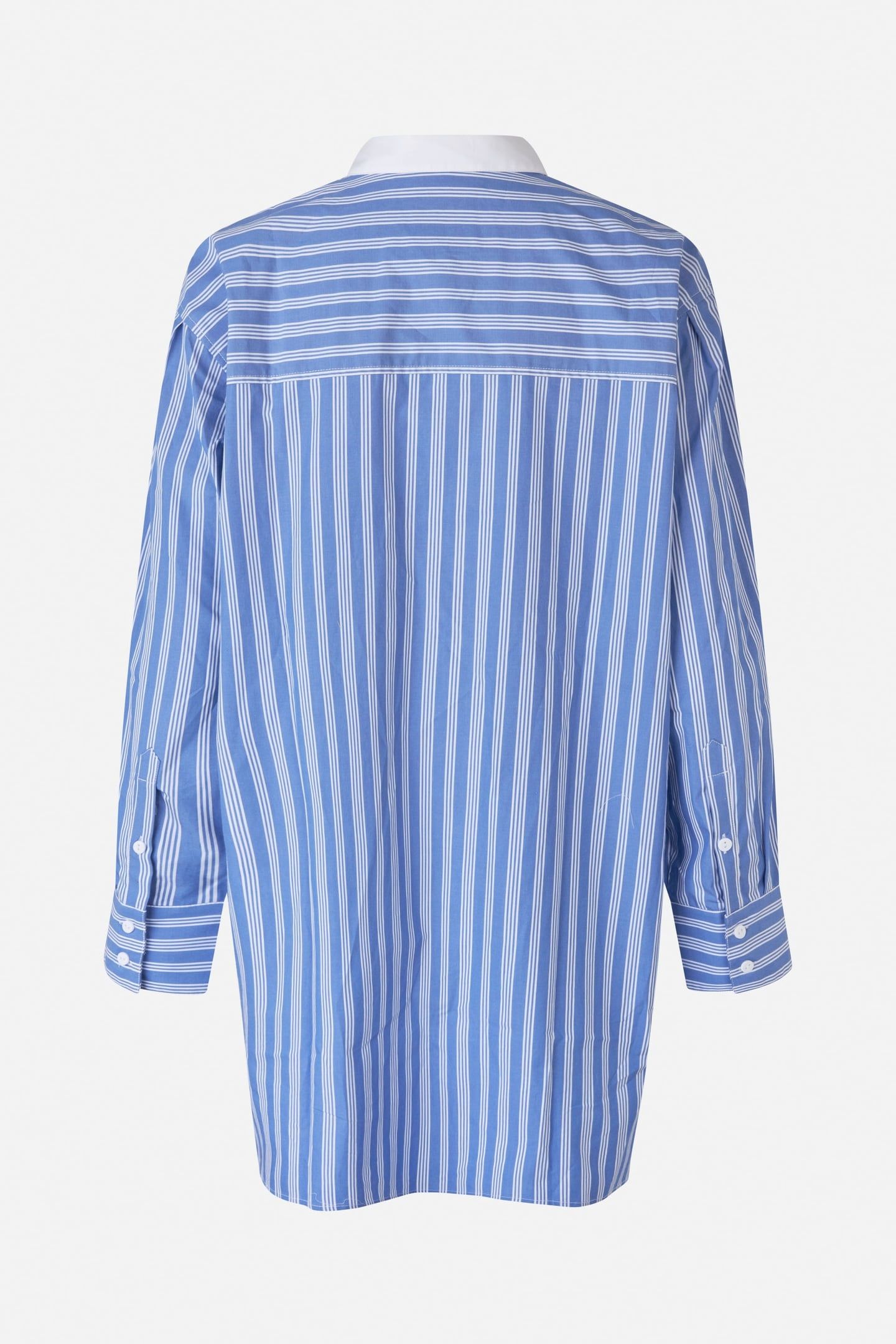 ANCIA DRESS WEDGE BLUE STRIPE 4